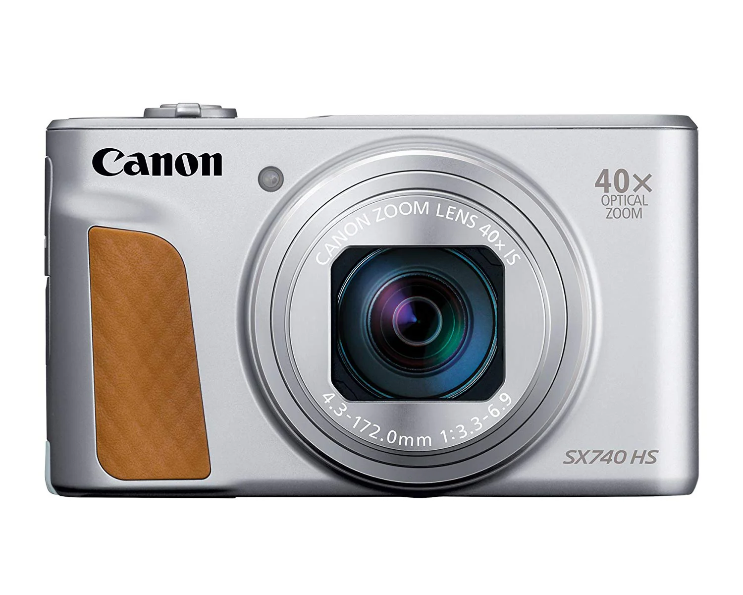 Canon PowerShot SX740 Bluetooth Wi-fi Digital Camera Silver with Replacement Battery - Image 2