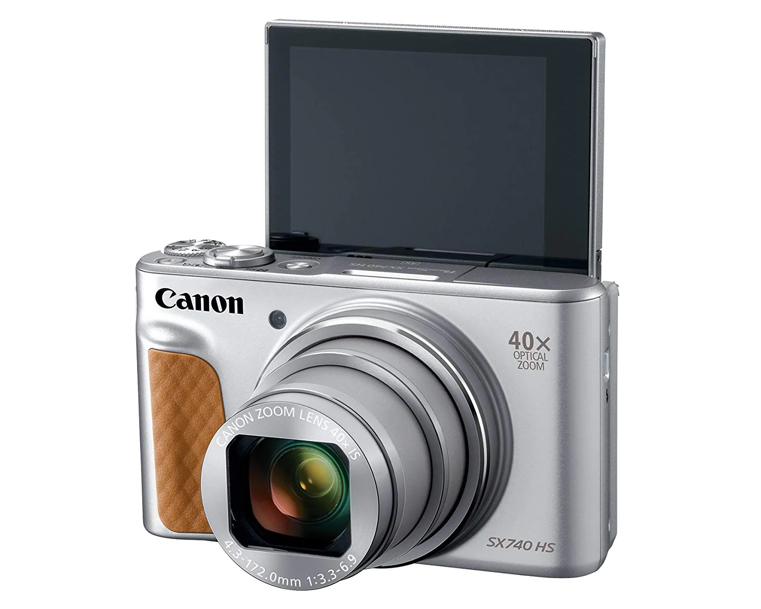 Canon PowerShot SX740 Bluetooth Wi-fi Digital Camera Silver with Replacement Battery - Image 4