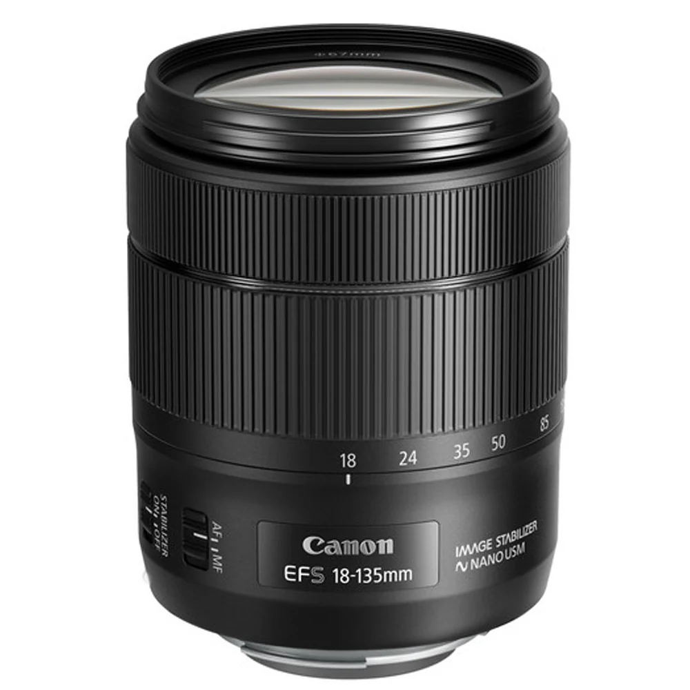 Canon EF-S 18-135mm Lens Bundle for EOS R Cameras – Includes Adapter, 67mm Filters, Lens Hood, Lens Case & Cleaning Kit - Image 2