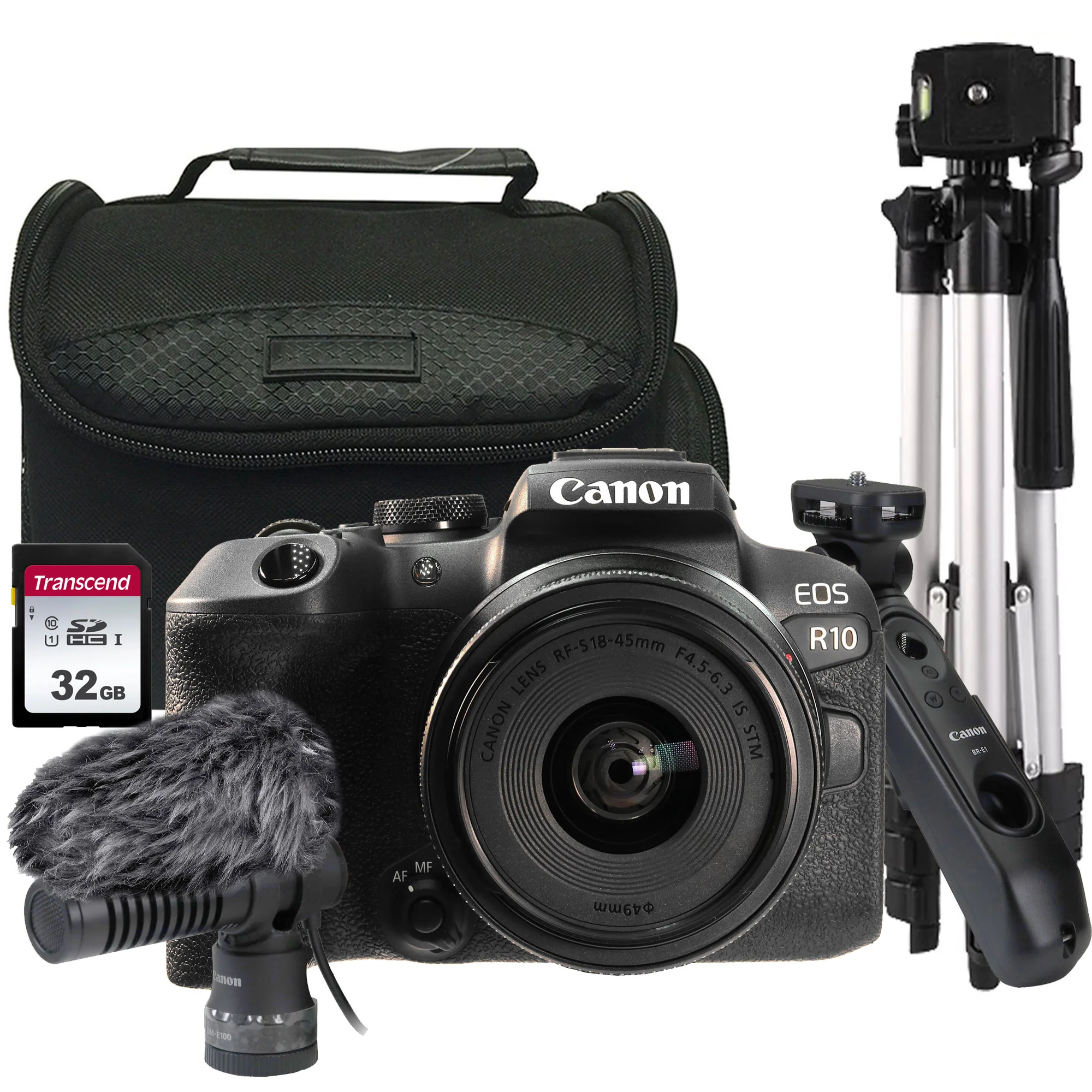 Canon EOS R10 Mirrorless Camera 18-45mm Lens for Content Creators