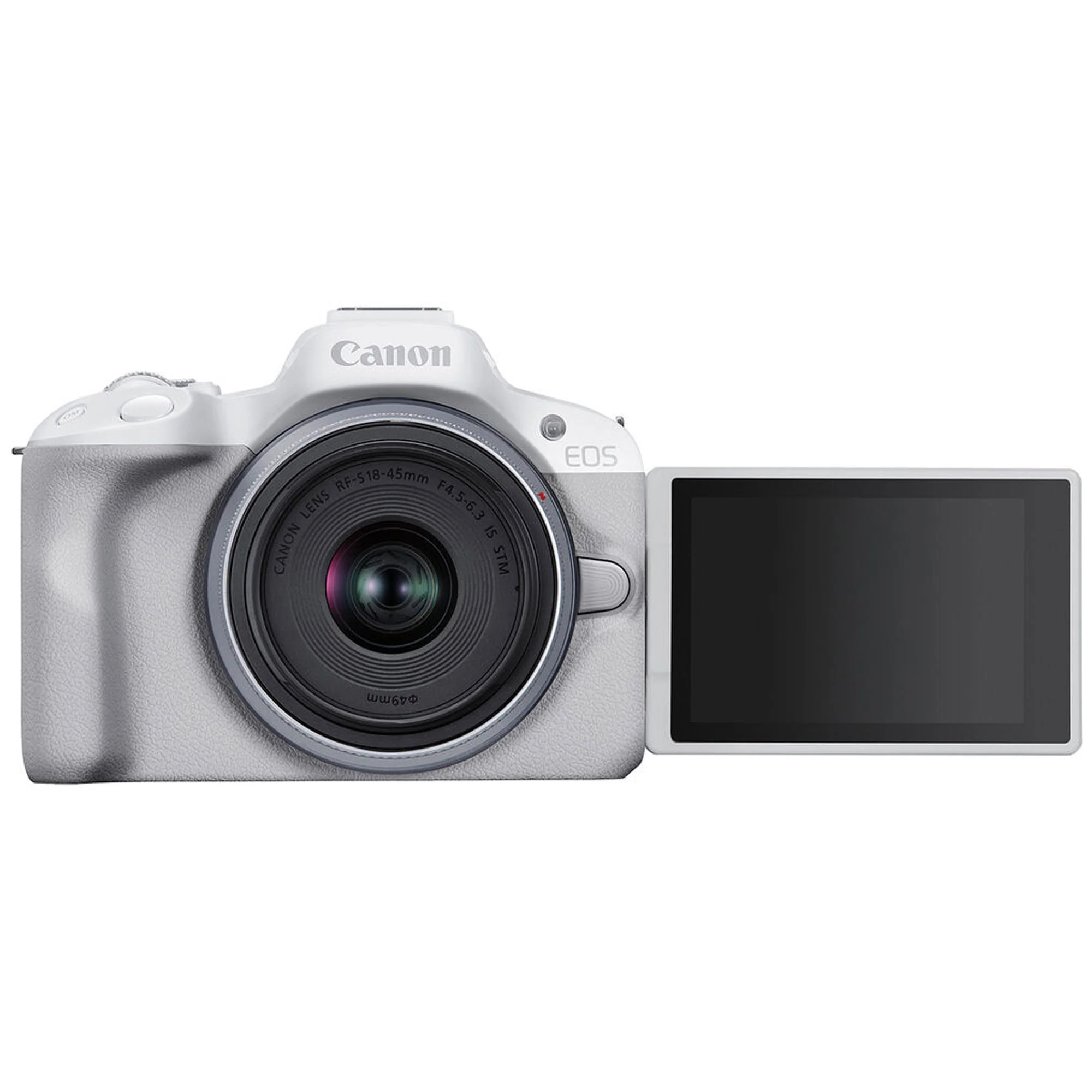 Canon EOS R50 Mirrorless Camera (White) with 18-45mm Lens Complete Creator Bundle - Image 5