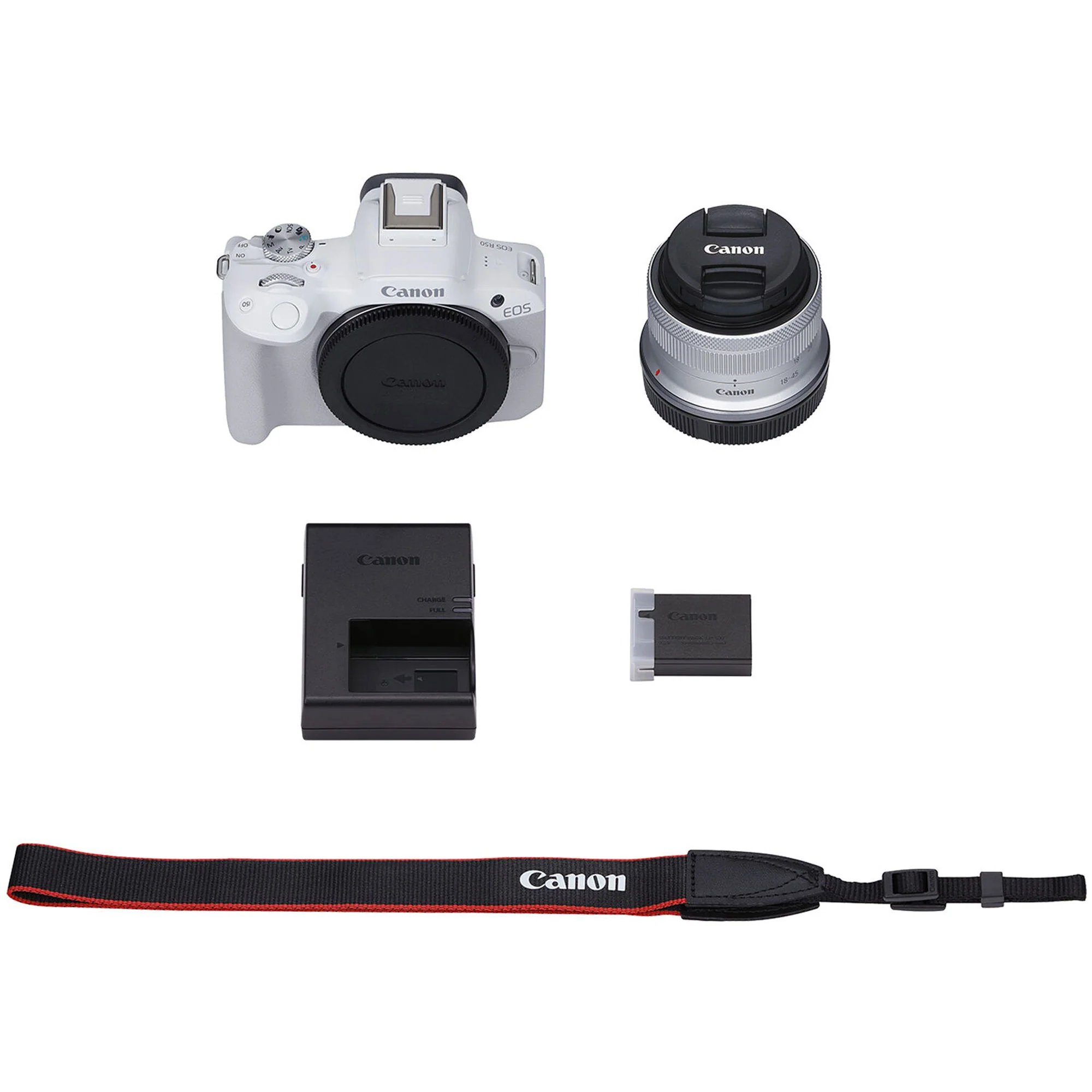 Canon EOS R50 Mirrorless Camera with 18-45mm Lens (White) - Image 10
