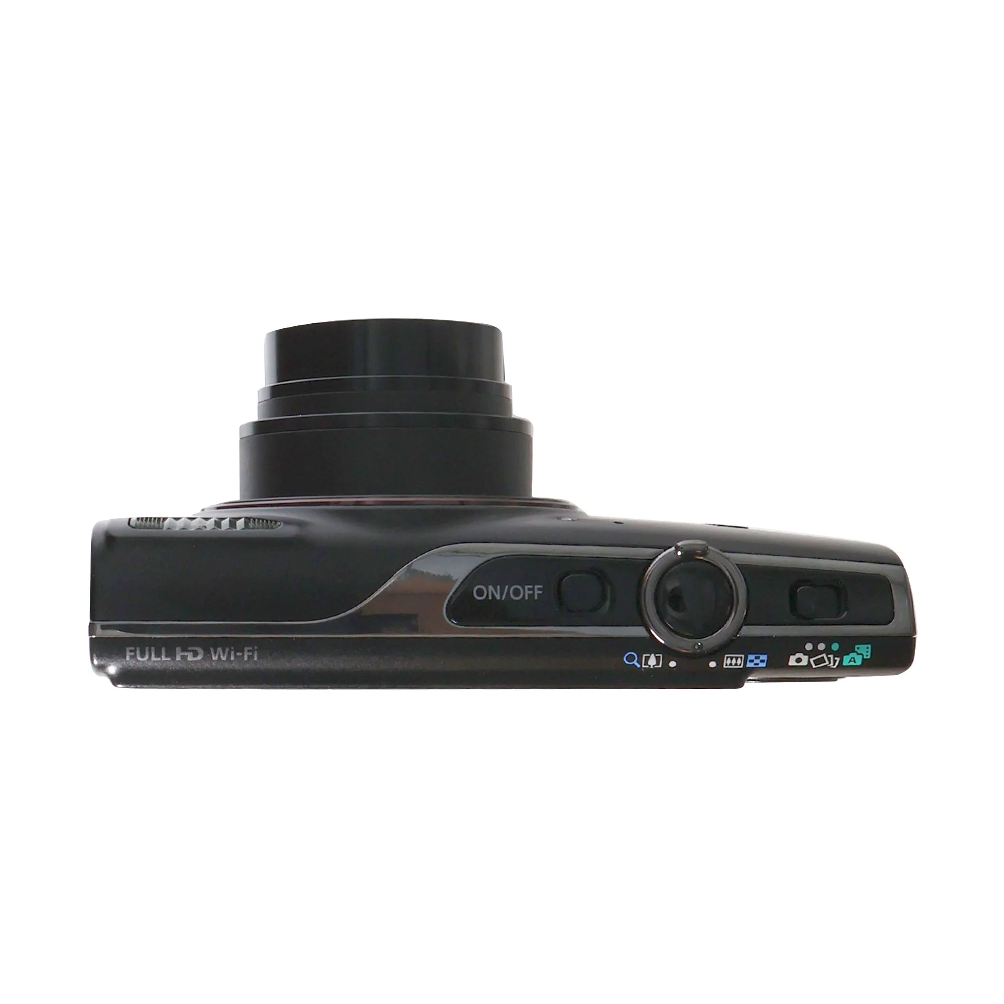 Canon PowerShot ELPH 360 HS A Digital Camera (Black) with 64GB MicroSD, Card Reader, Carrying Case, Cleaning Kit - Image 5