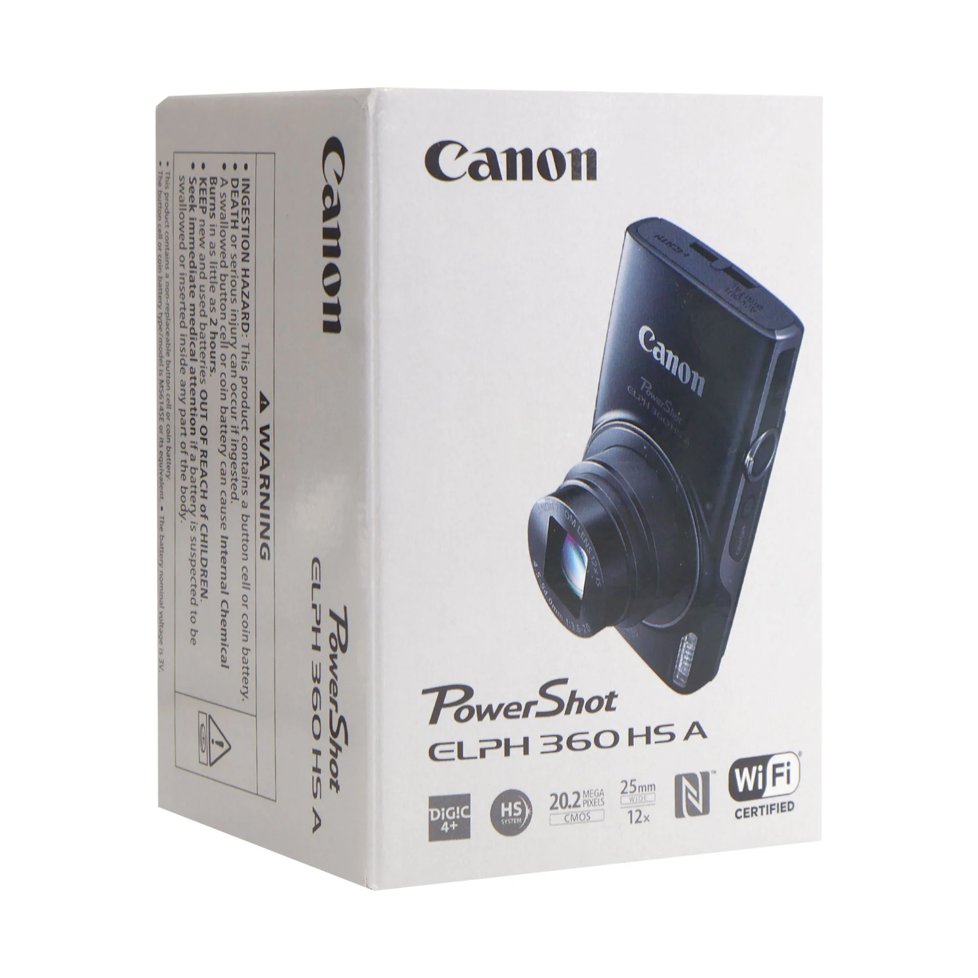 Canon PowerShot ELPH 360 HS A Digital Camera (Silver) with 32GB MicroSD Card Starter Kit - Image 7