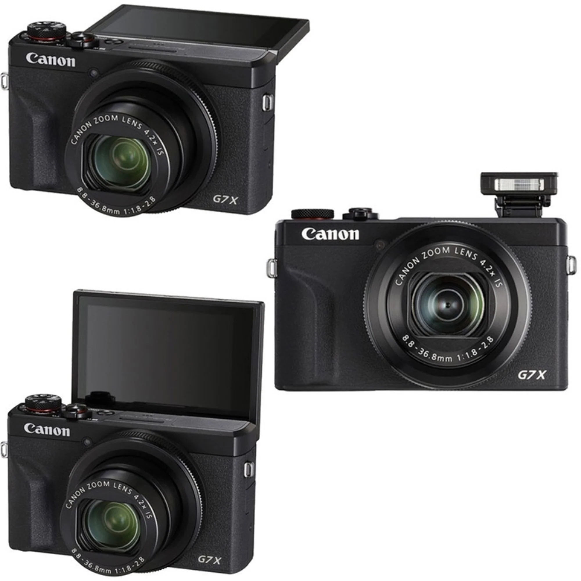 Canon PowerShot G7 X Mark III Black 20.1MP 4K Video Best Vlogger Vlogging Point and Shoot Camera Bundle - Image 2