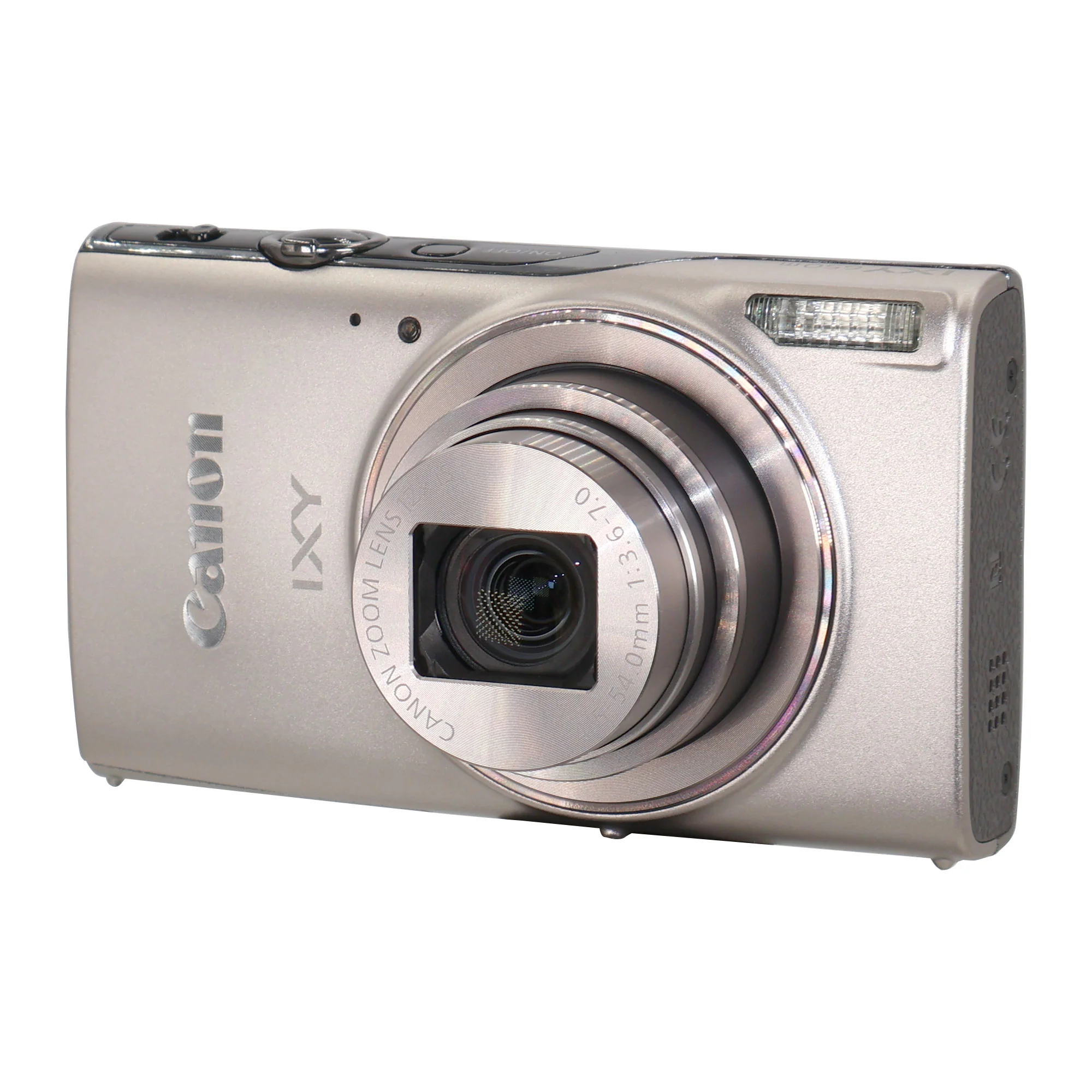 Canon PowerShot IXY 650 HS Silver Camera with Case, 32GB MicroSD, Card Reader, Tripod, Cleaning Kit - Image 2