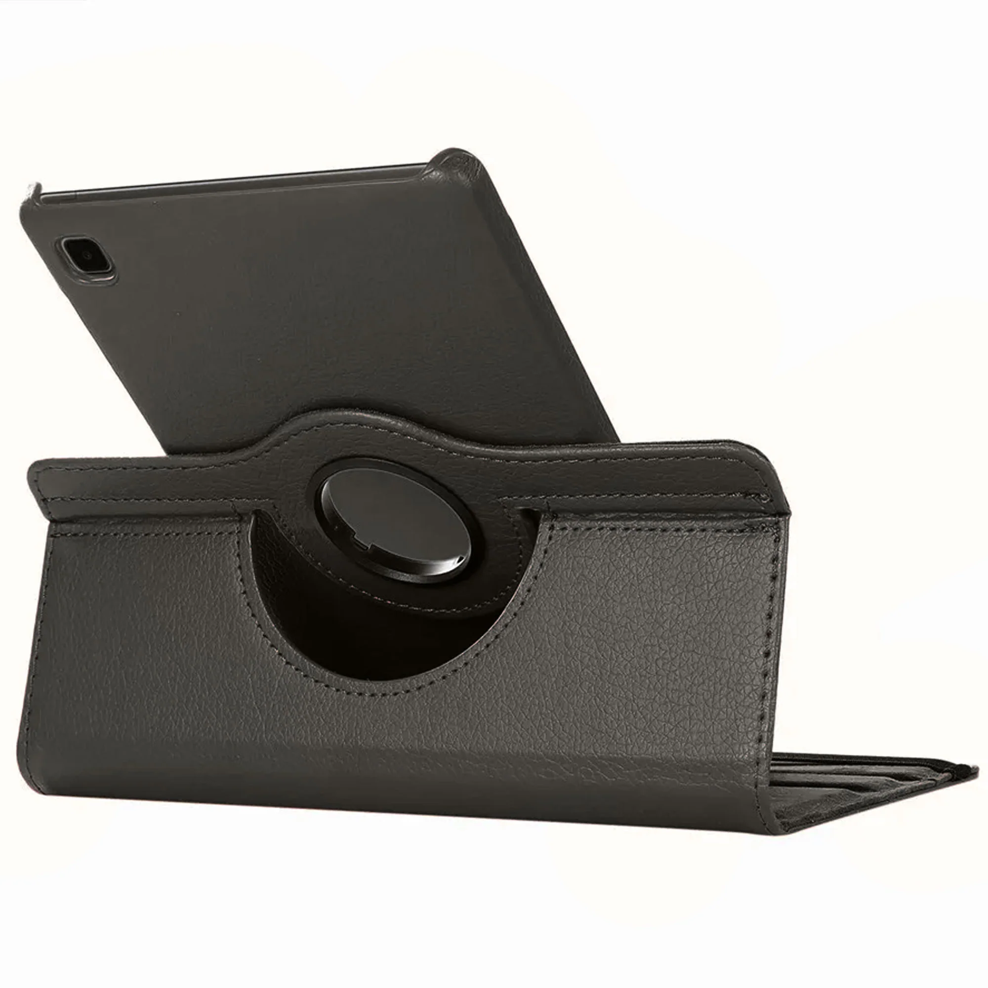 Rotating Stand Leather Folio Case for Samsung Galaxy Tab A7 Tablet with 128GB Memory Everyday Essentials Kit - Image 7
