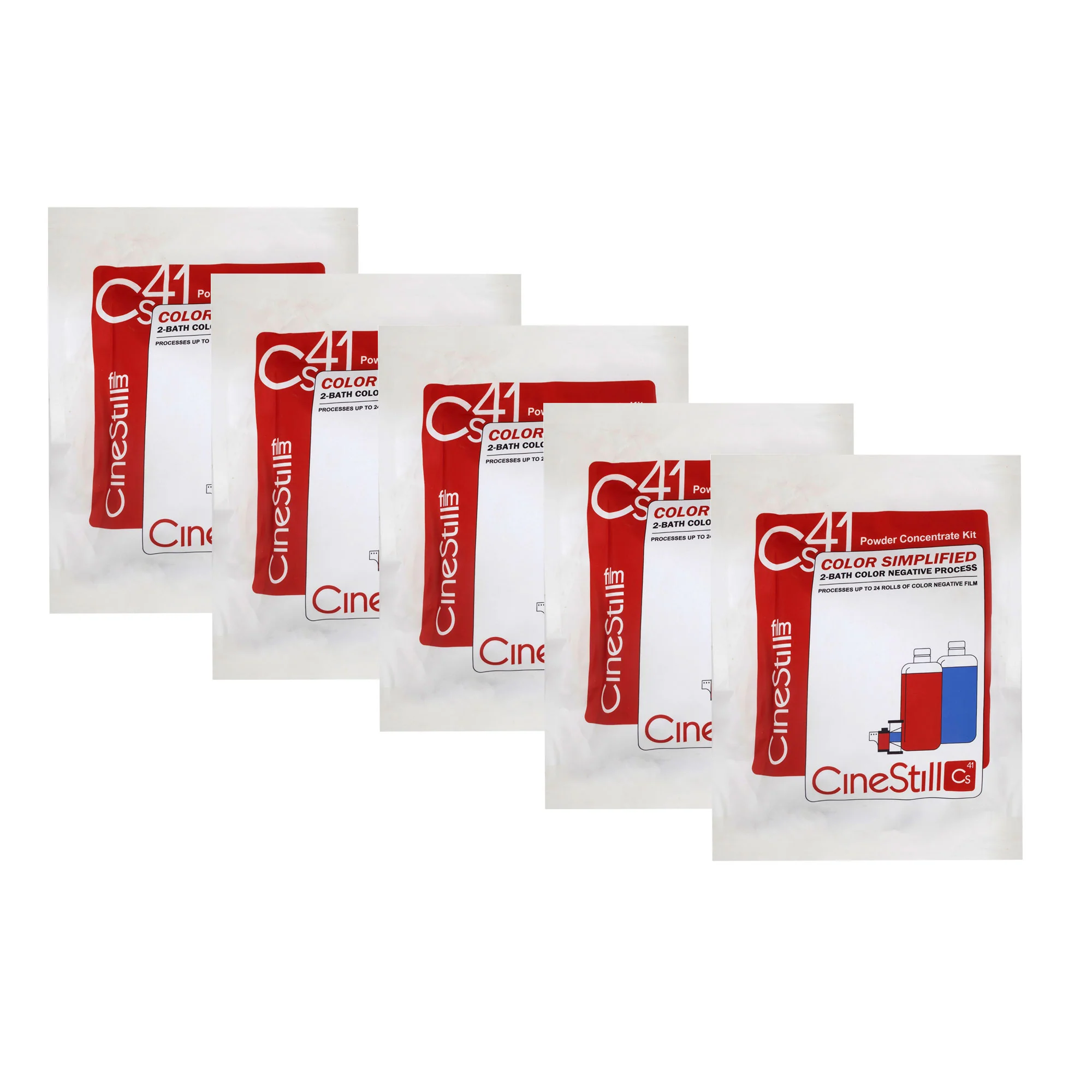 CineStill Film Cs41 Powder Developing Kit for C-41 Color Film - 5 Pack