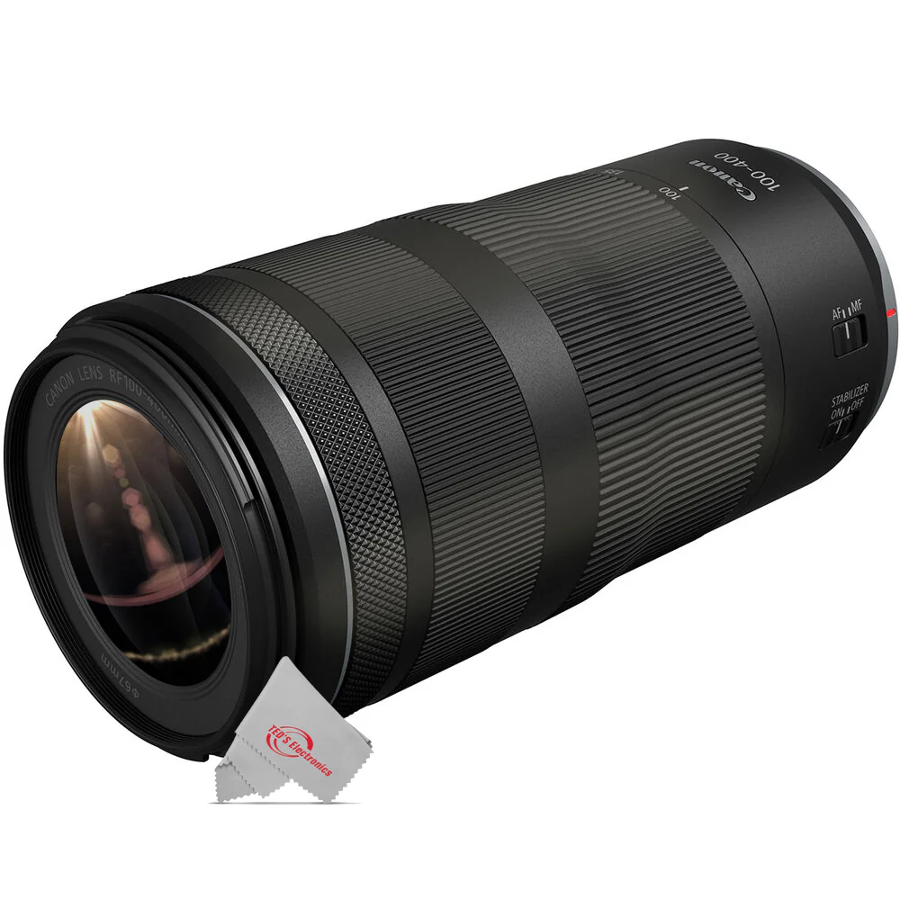 Canon RF 100-400mm f/5.6-8 is USM Lens (5050C002) with Cleaning Tools - Image 3
