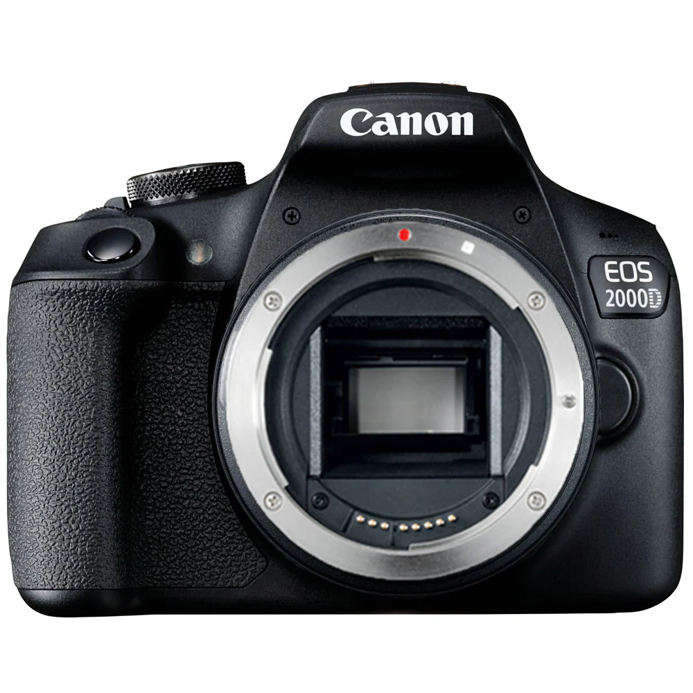 Canon EOS 2000D Digital SLR Camera + 18-55mm Lens + EF 50mm f/1.8 STM Lens Kit - Image 2
