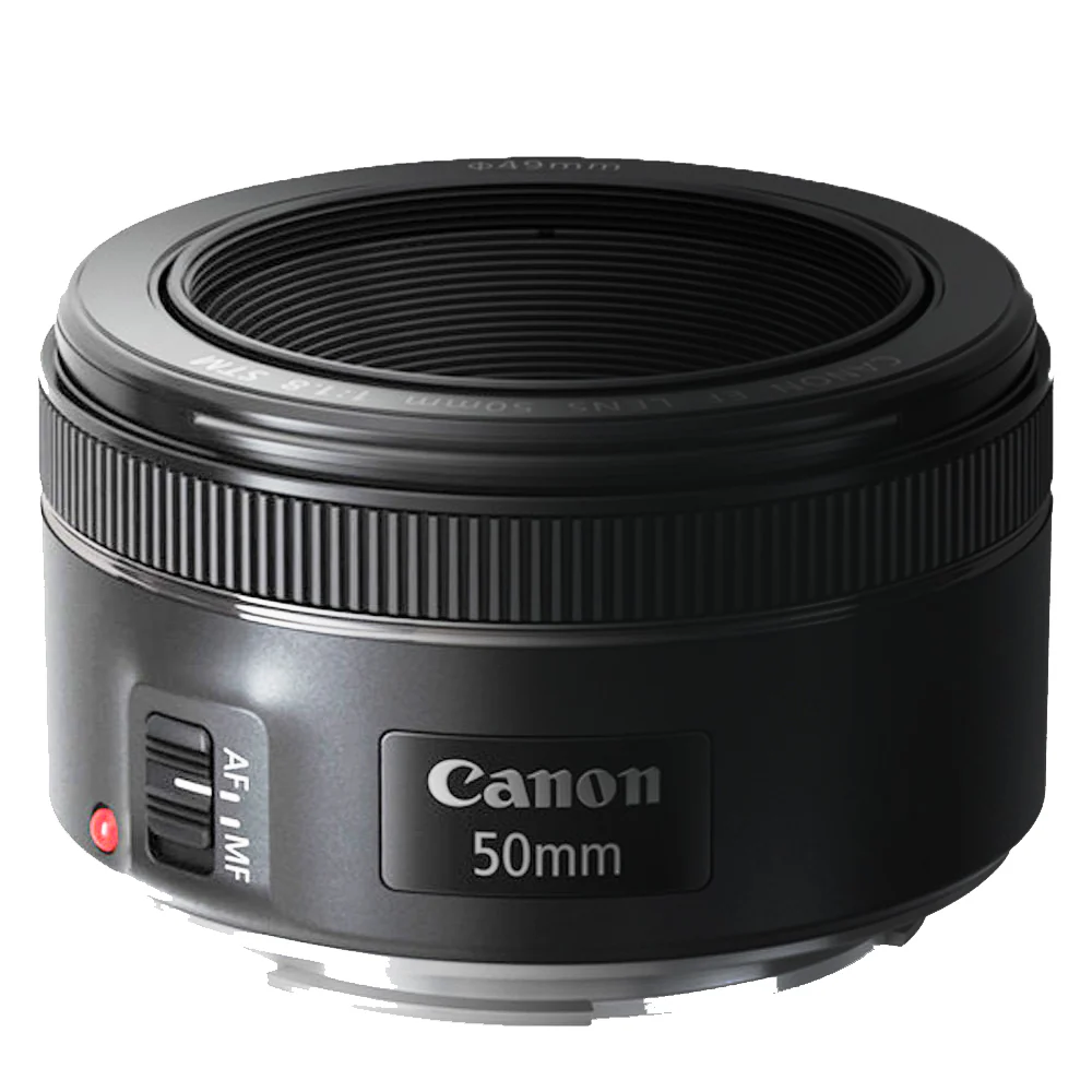 Canon EF 50mm f/1.8 STM Lens with EF to EOS R Adapter for Canon EOS R RP R3 R5 R6 R7 R10 - Image 2