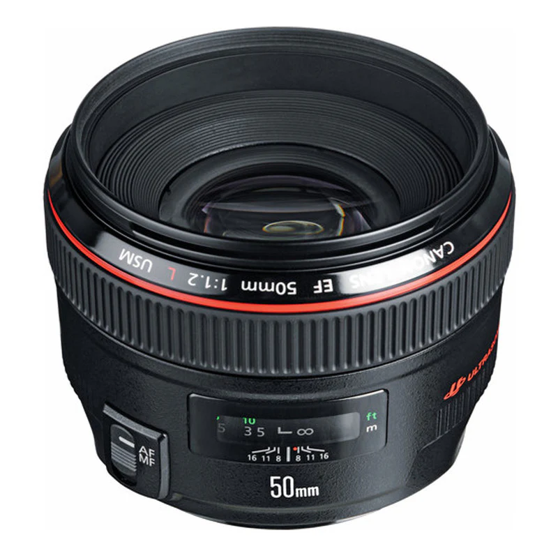 Canon EF 50mm f/1.2 to f/16 L USM Lens for Canon DSLR Cameras + Filter Accessory Kit - Image 2