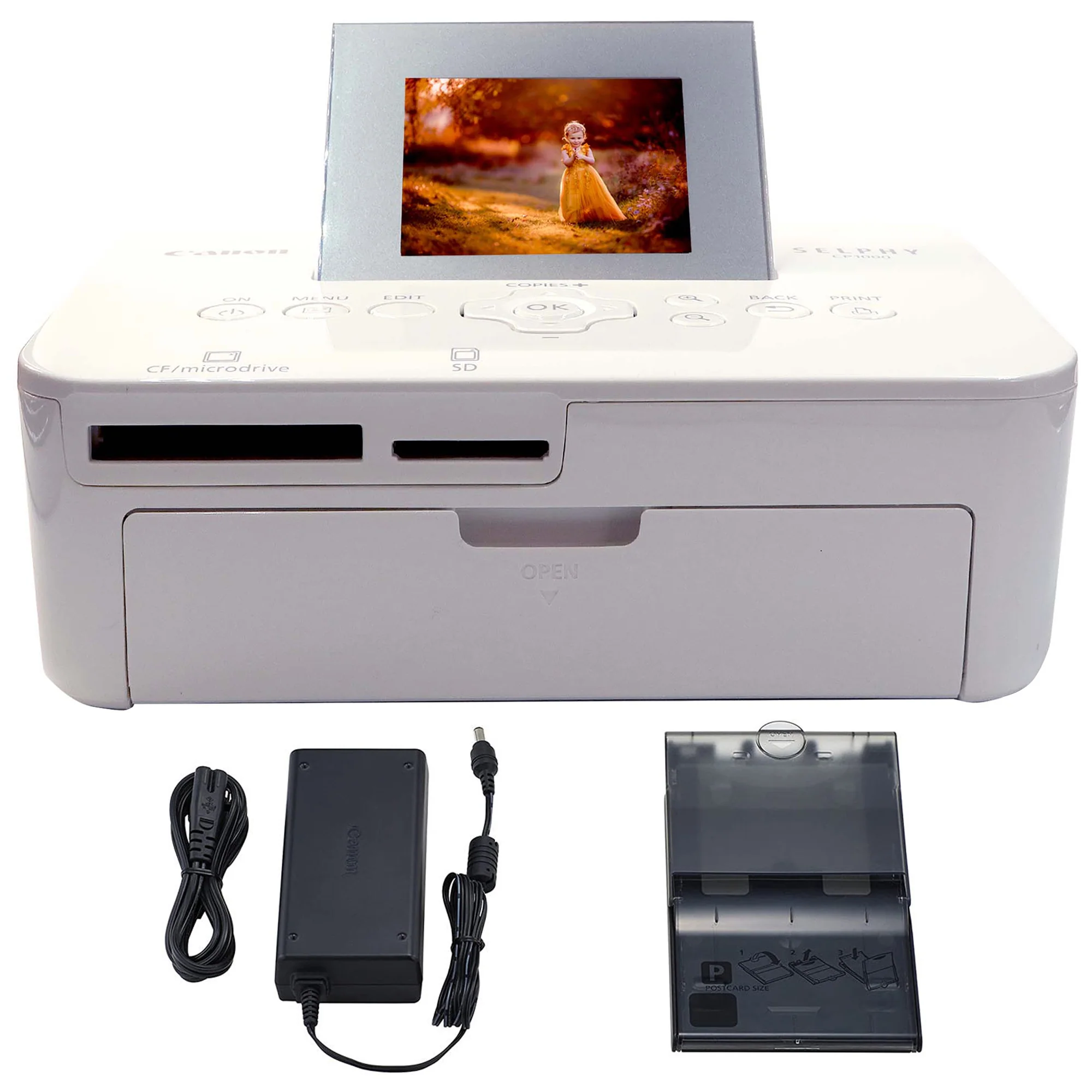 Canon Selphy CP1000 Compact Colored Photo Printer White - Image 5