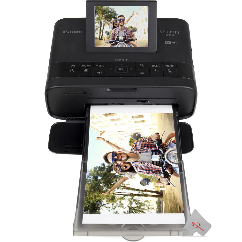 Canon Selphy CP1300 Compact Photo Printer Black - Image 6