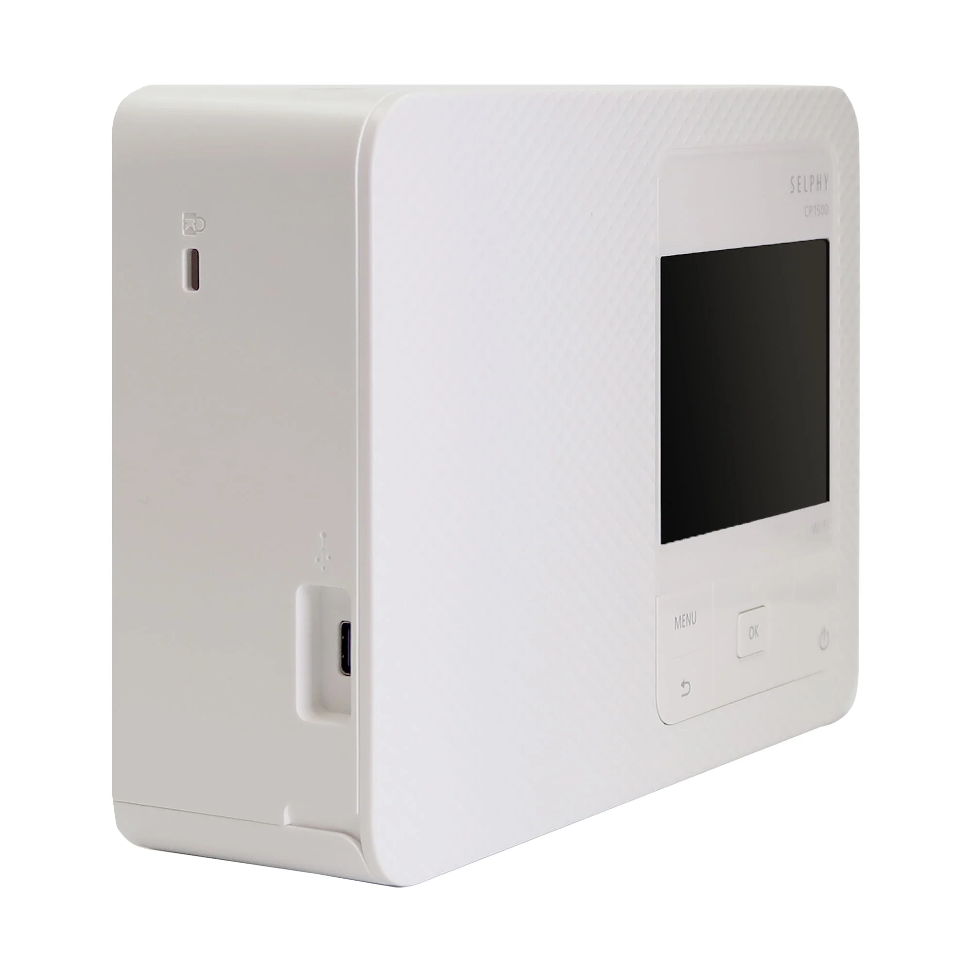 Canon SELPHY CP1500 Compact Photo Printer (White) with KP-108IN Selphy Color Ink Accessory Kit - Image 3