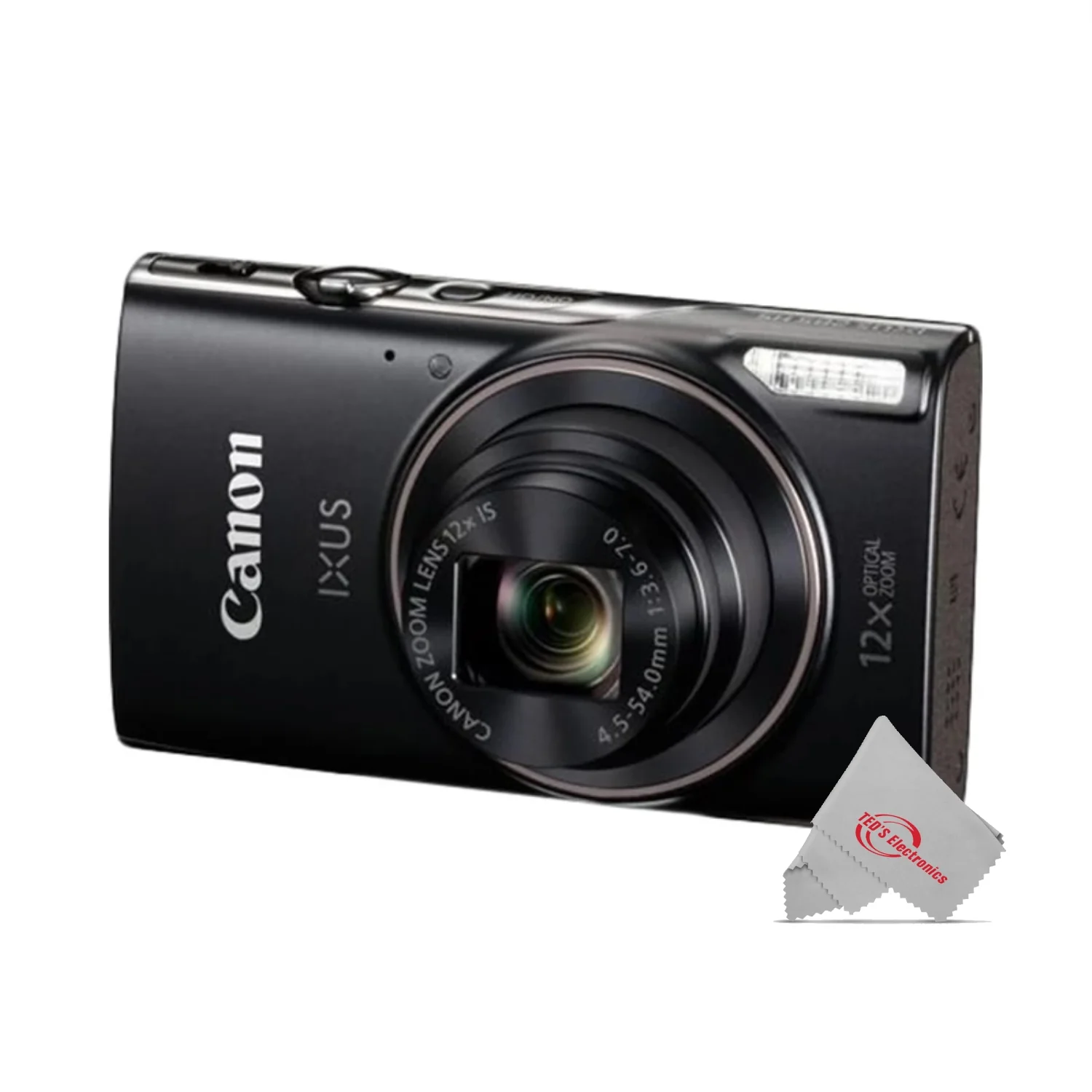 Canon PowerShot IXUS 285 / Elph 360 20.2MP 12x Optical Zoom Digital Camera Basic Starter Bundle - Image 3
