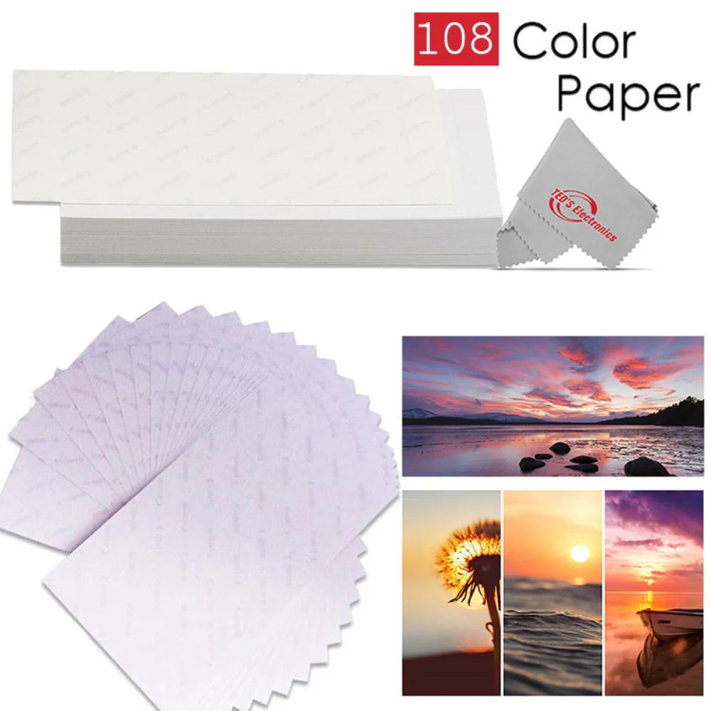 Ten Pack Canon Selphy KP-108IN Color Ink and 4x6 Paper Set 3115B001 for SELPHY Compact Printer  CP1300 CP1200 CP769 - Image 4