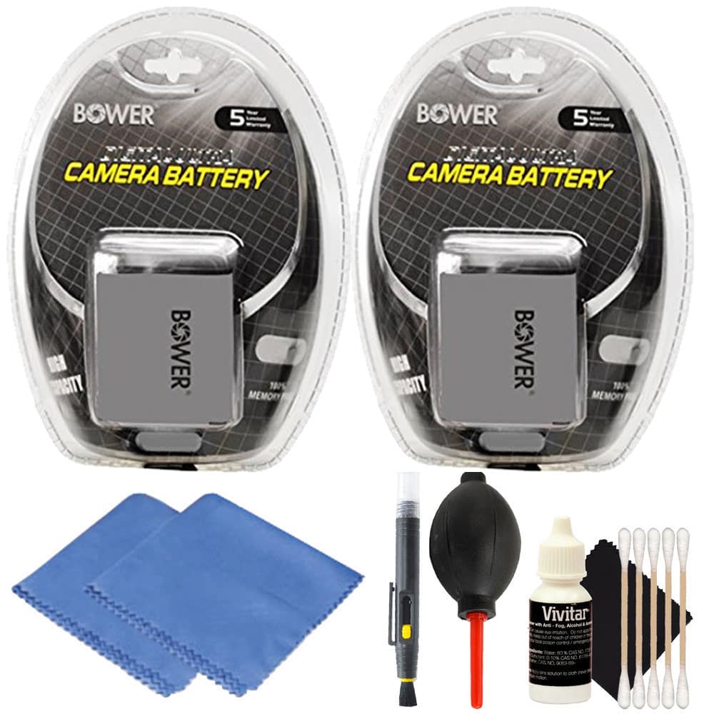 2 LP-E10 Replacement Battery with Accessories for Canon EOS 1200D and 1300D