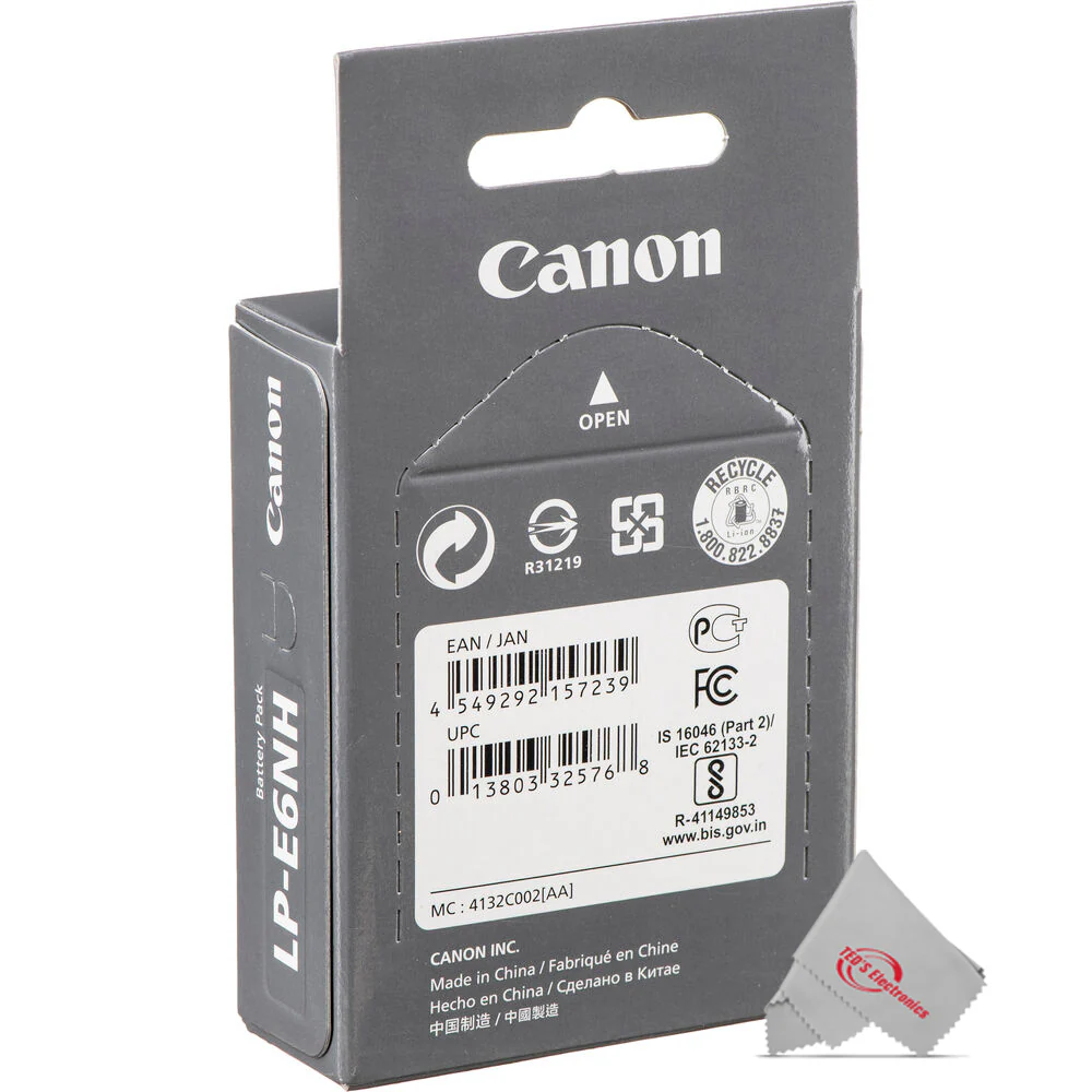 NEW Genuine Canon LP-E6NH Lithium-Ion Battery with All You Need Accessory Bundle for Canon EOS 6D II 5D IV R R6 R7 R5 90D - Image 4