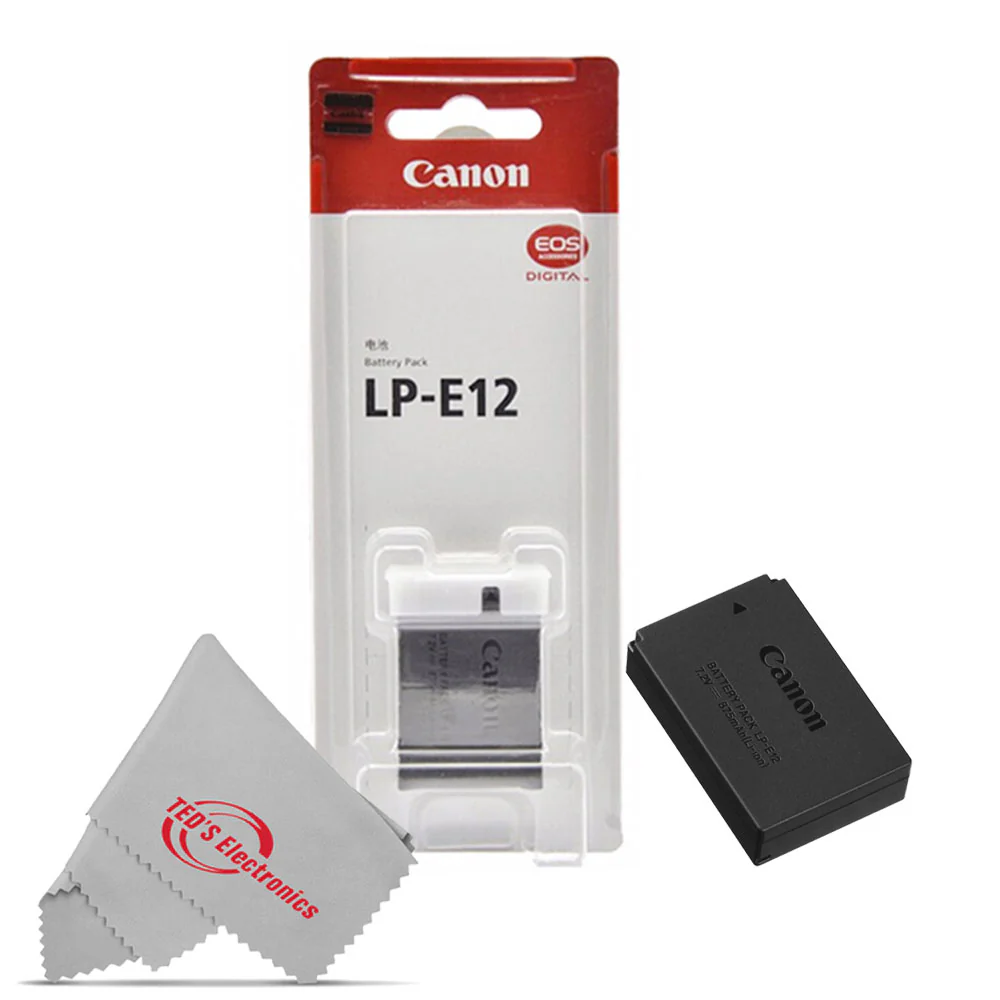 Genuine Canon LP E12 Battery Everyday Essentials Accessory Bundle for Canon EOS M50 Mark II - Image 2
