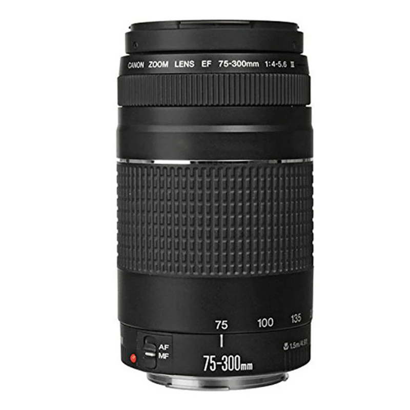 Canon EF 75-300mm III Lens with Canon EF-M 22mm STM Lens +  EF-EOS M Adapter Accessory Bundle - Image 3