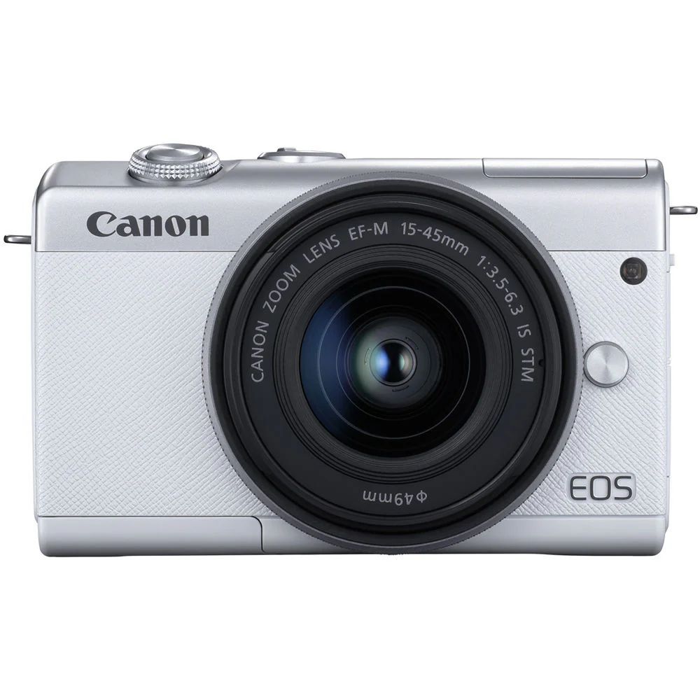 Canon EOS M200 Mirrorless Digital Camera with 15-45mm lens WHITE - Image 3