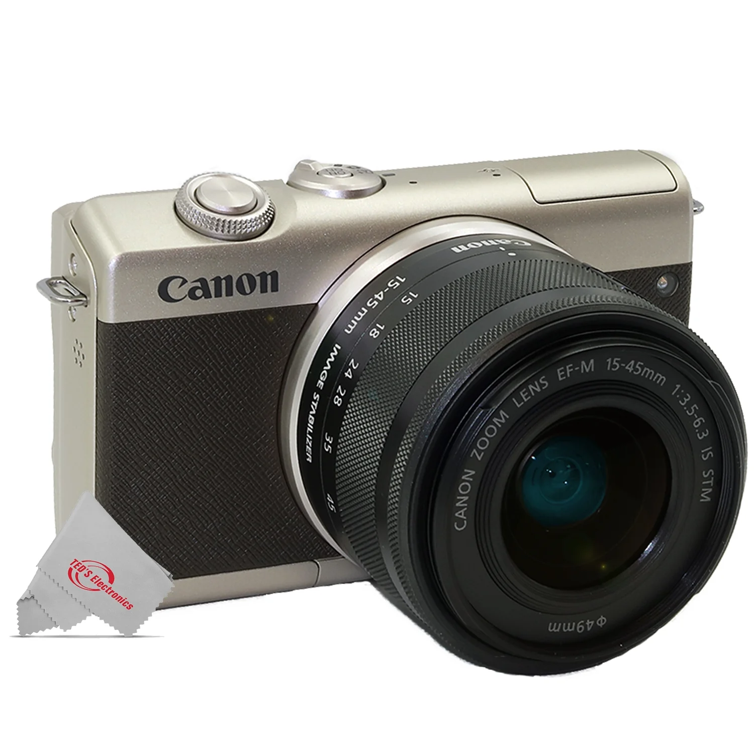 Canon EOS M200 Mirrorless Digital Camera with 15-45mm lens Gold Limited Edition - Image 5