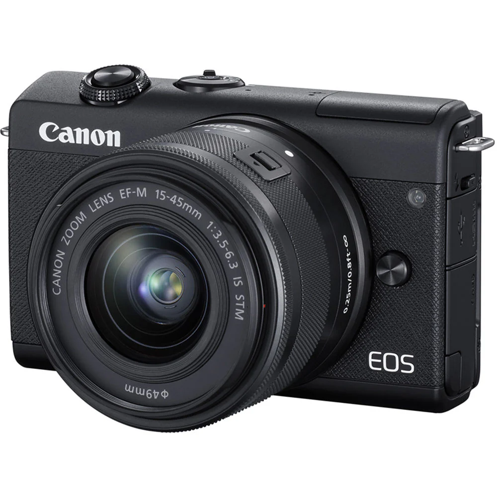 Canon EOS M200 Mirrorles Camera 15-45mm Lens with EF-M 32mm 1.4 STM Lens Accessory Kit - Image 2