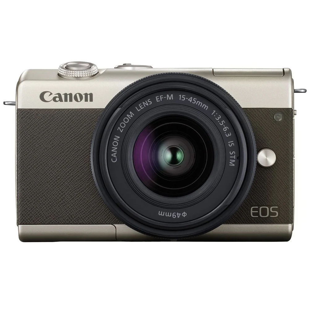 Canon EOS M200 Mirrorless Digital Camera Gold Limited Edition with 15-45mm Lens + 32GB Accessory Kit - Image 2