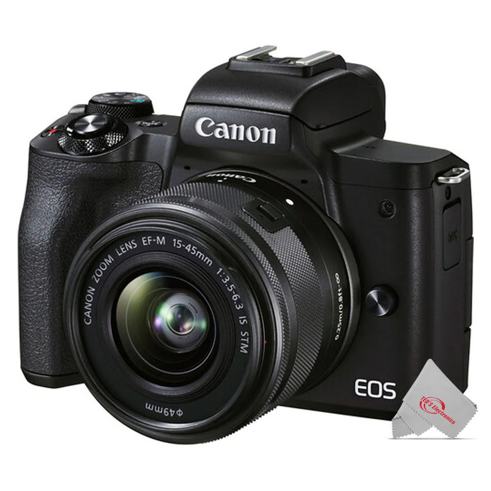 Canon EOS M50 Mark II Mirrorless Digital Camera with 15-45mm + 32GB Accessory Kit - Image 2