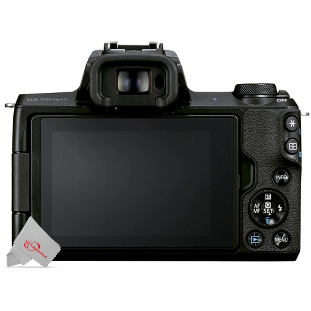 Canon EOS M50 Mark II Mirrorless Digital Camera with 15-45mm Lens (Black) - Image 2