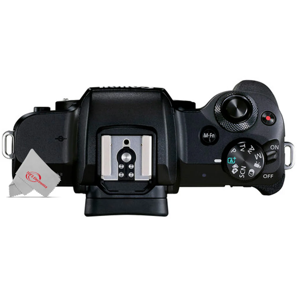 Canon EOS M50 Mark II Mirrorless Digital Camera with 15-45mm Lens (Black) - Image 3