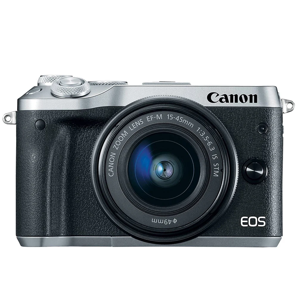 Canon EOS M6 Mirrorless Digital Camera With 15-45mm Lens SILVER - Image 4