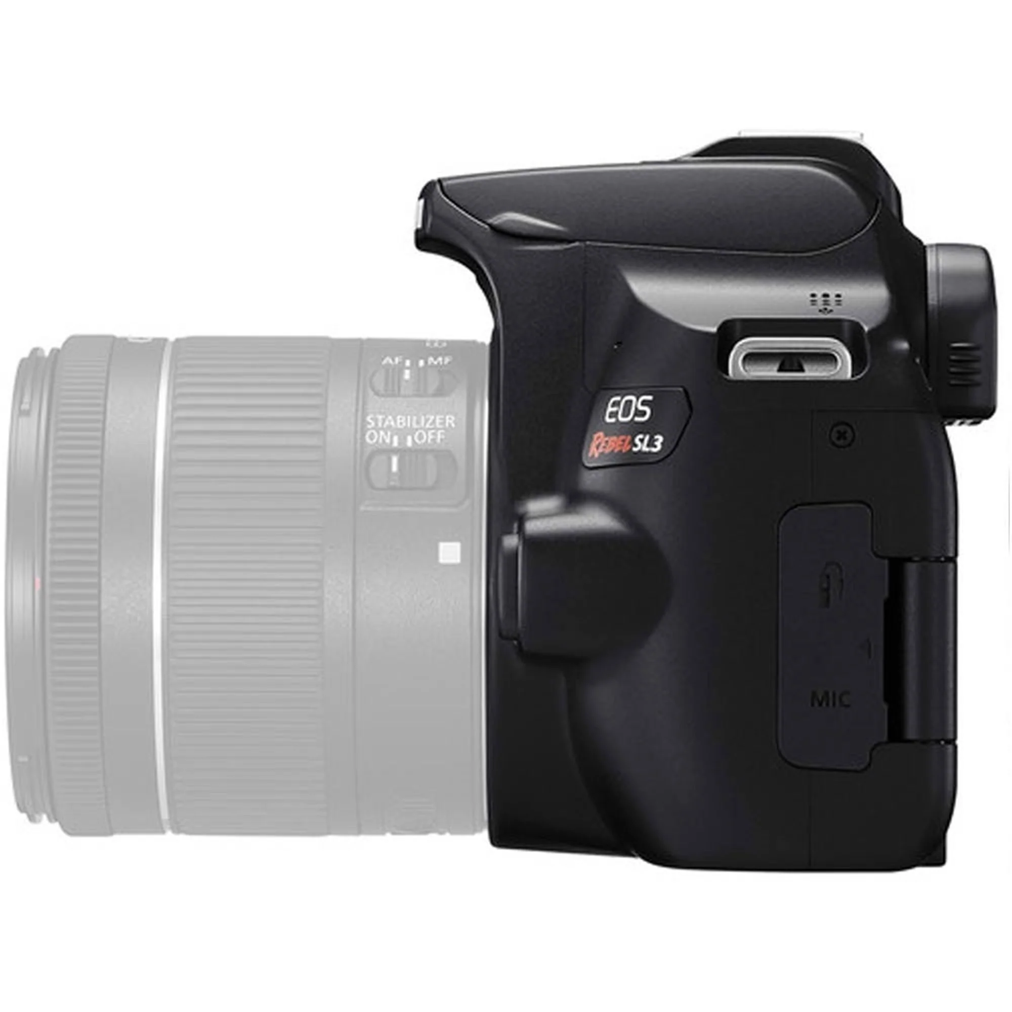 Canon EOS Rebel SL3 Built-in Wi-Fi DSLR Camera Body Only - Black - Image 6