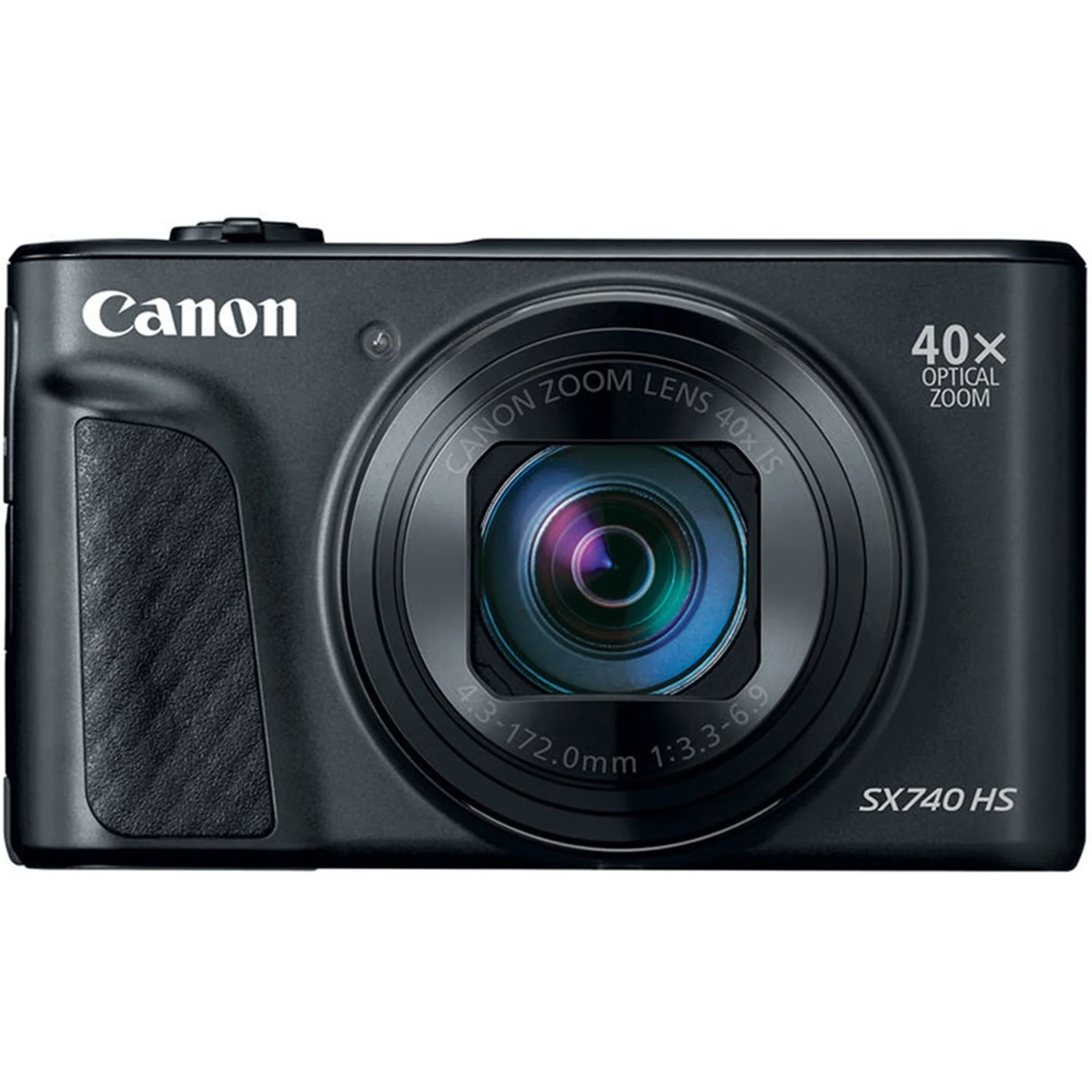 Canon PowerShot SX740 20.3MP CMOS 4K 1080p Video 40x Zoom Wifi / NFC Digital Camera Black - Image 2