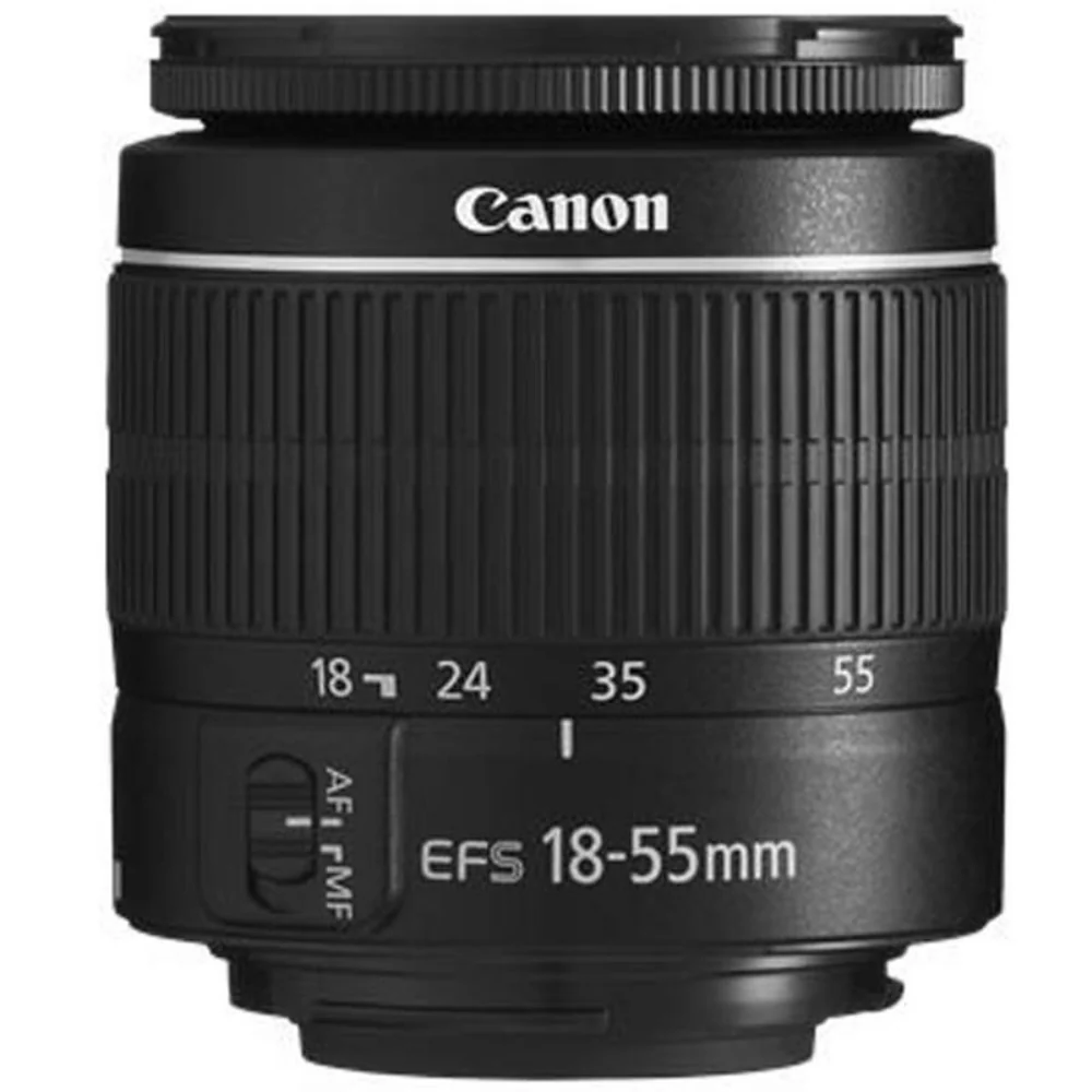 Canon EOS T100 18MP Digital SLR Camera + 18-55mm Lens + 32GB Memory Card + 58mm Telephoto & Wide Angle Lens + 58mm Filter + Macro Kit + Wallet + Reader + Tall Tripod + Slave Flash + Case + Cleaning Kit + Mini Tripod - Image 3
