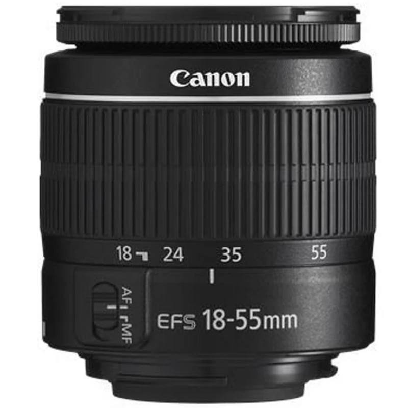 Canon EOS T100 18MP Digital SLR Camera + 18-55mm Lens + 58mm Telephoto & Wide Angle Lens + Filter Kit + UV Filter + 16GB Memory Card + Wallet + Reader + Grip Strap + Lens Pen + Tall Tripod + Case + Lens Cap Holder + Cleaning Kit + Mini Tripod - Image 3