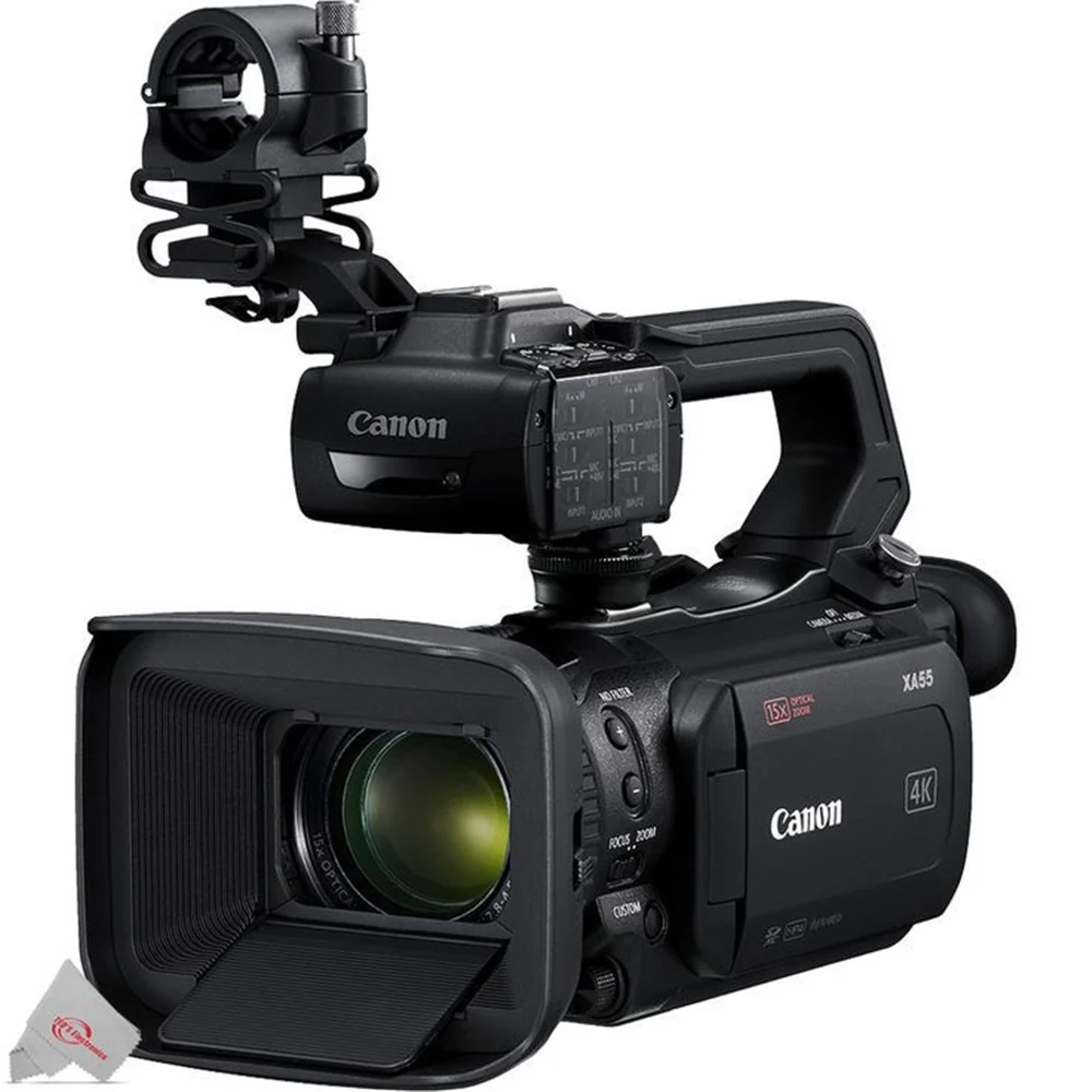 Canon XA55 UHD 4K30 8.29MP, 1" CMOS Sensor Camcorder with Dual-Pixel Autofocus PAL with Accessory Kit - Image 2