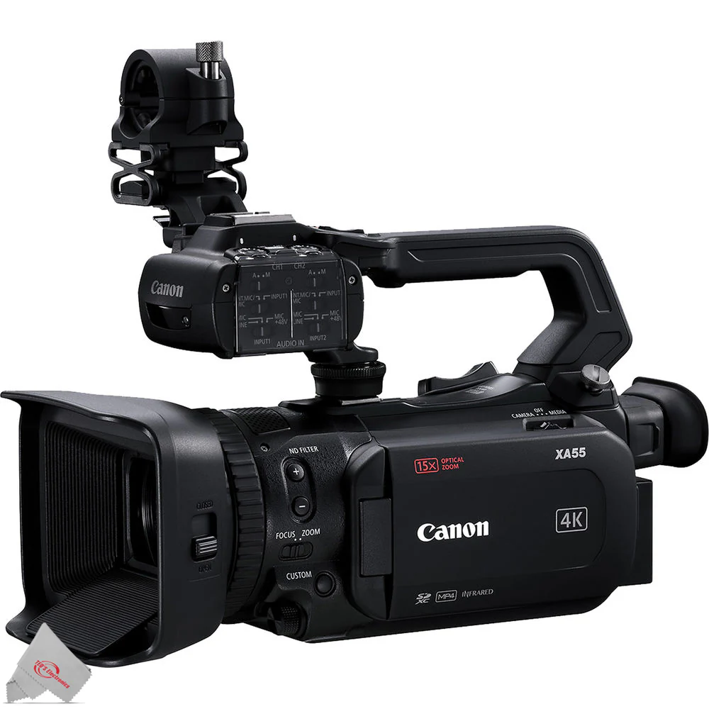 Canon XA55 Professional UHD 4K Camcorder PAL - Image 3