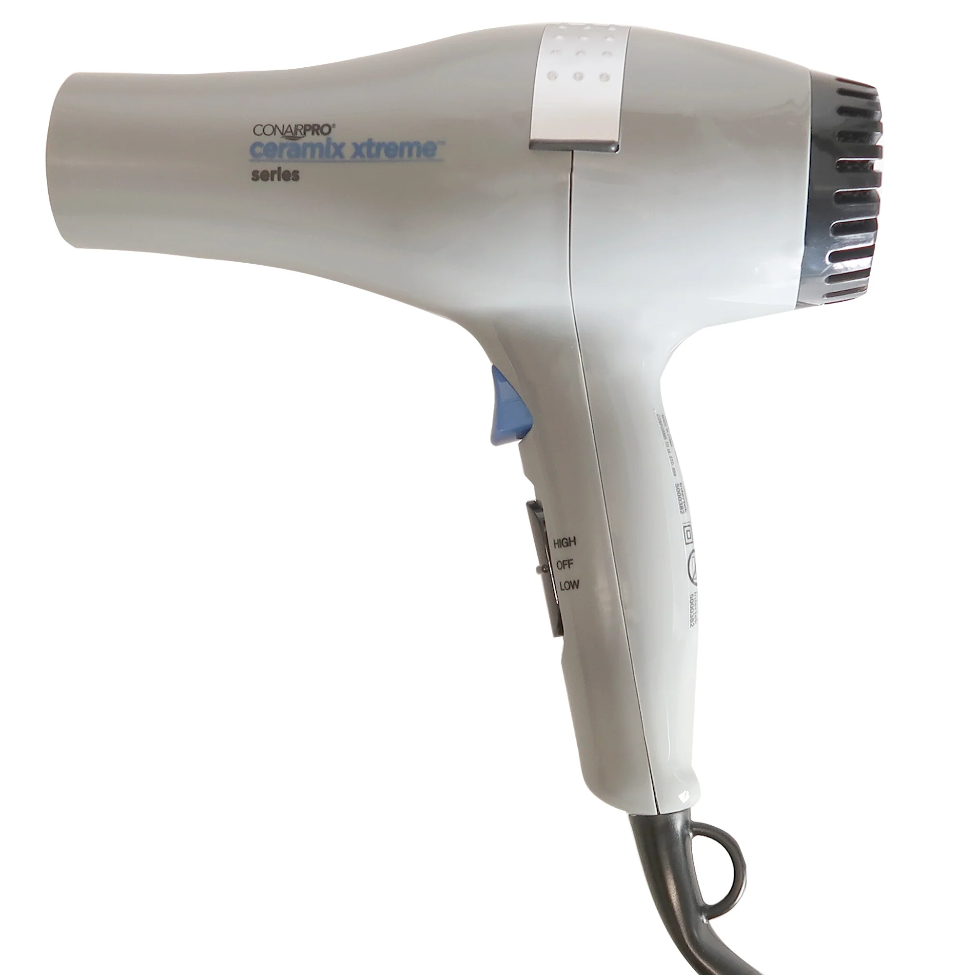 Conair Pro Ceramix Xtreme Series Lightweight 1875W Hair Dryer with Wahl Flat Top Comb White and BaByliss Pro Professional Texturizing Comb - Image 3