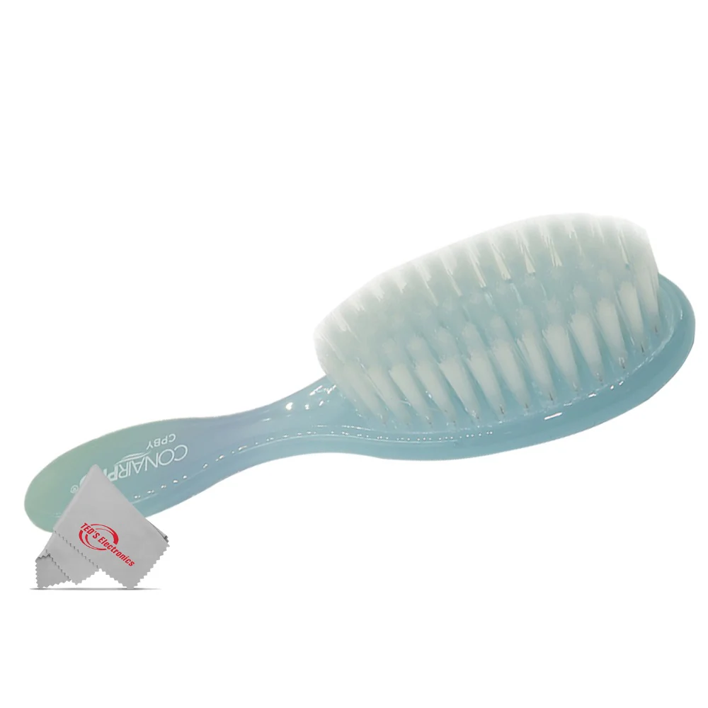 2x Conair Pro Baby Brush Extra Gentle for Little Heads - Blue - Image 3