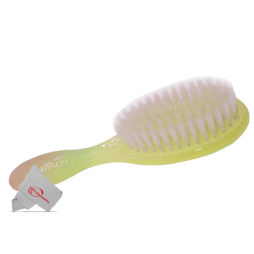 2x Conair Pro Baby Brush Extra Gentle for Little Heads (Yellow) - Image 3