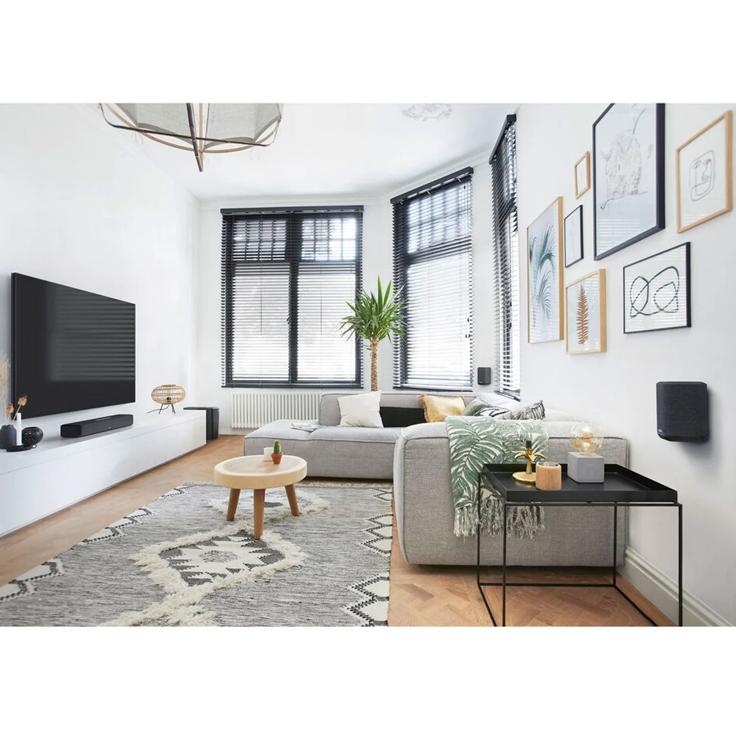 Denon Home Sound Bar 550 - 3D Audio, Dolby Atmos & DTS:X, Built-in HEOS & Alexa - Black - Image 9