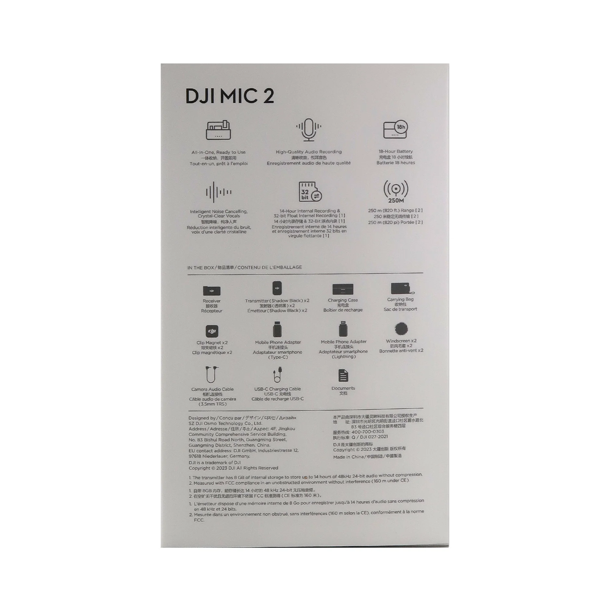 DJI Mic 2 2-Person Compact Digital Wireless Microphone System - Recorder for Camera & Smartphone - Image 7