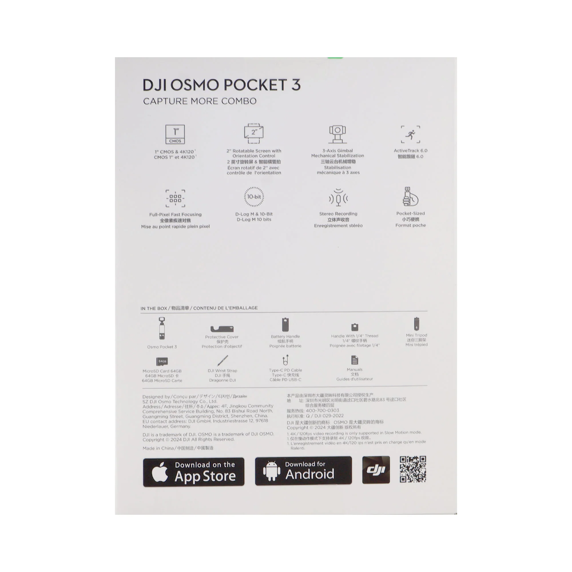 DJI Osmo Pocket 3 Capture More Combo – 4K/120fps Vlogging Camera - Image 6