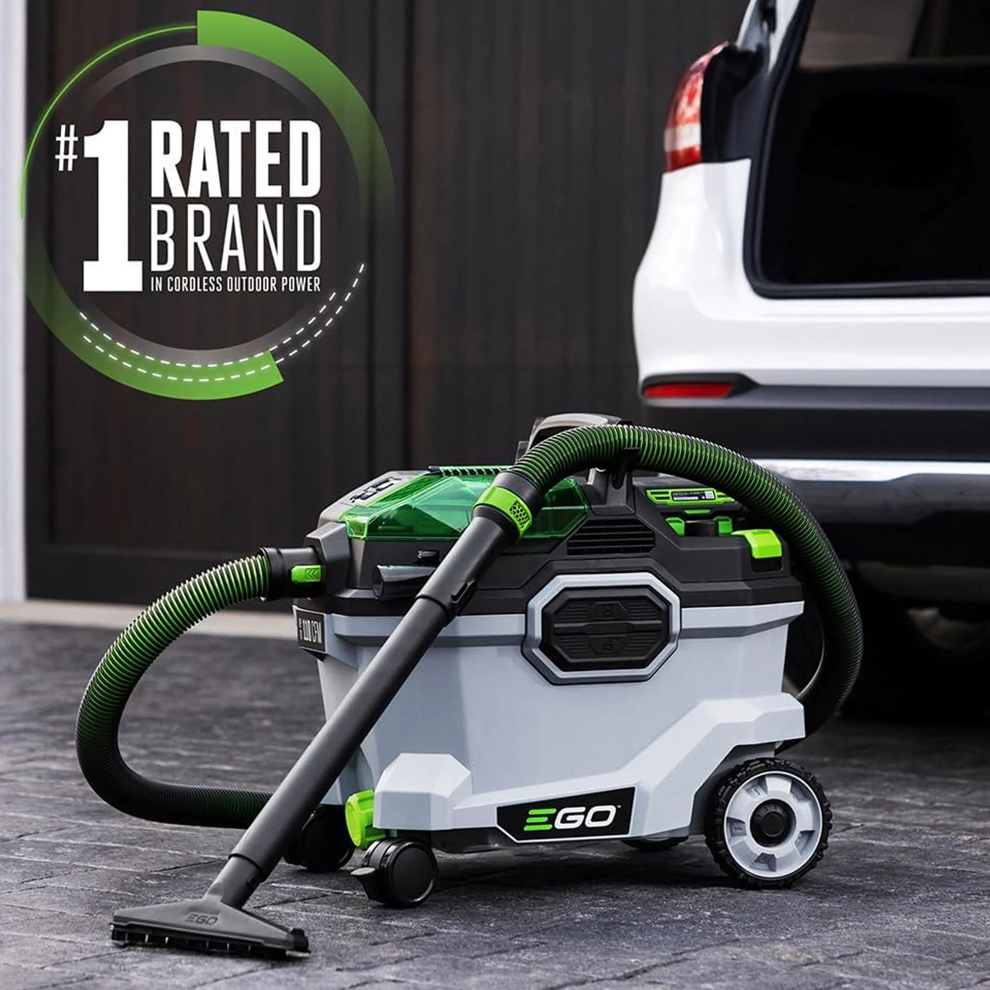 EGO Power+ Portable Cordless Wet/Dry 9 Gallon Shop Vacuum Tool Only (WDV0900) - Image 2