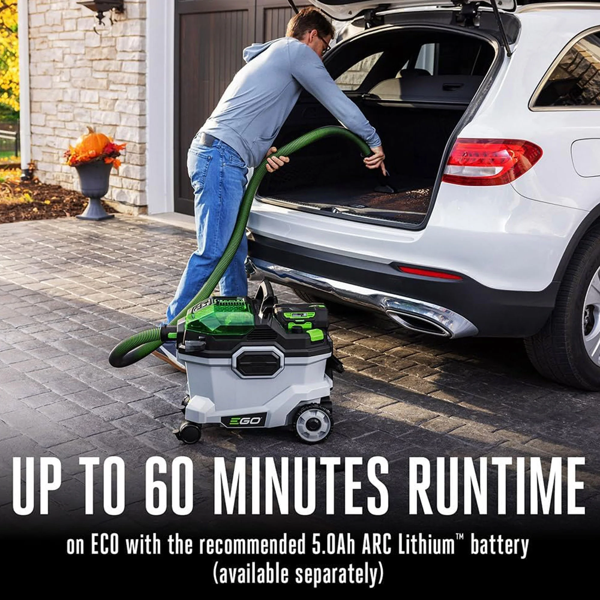 EGO Power+ Portable Cordless Wet/Dry 9 Gallon Shop Vacuum Tool Only (WDV0900) - Image 5