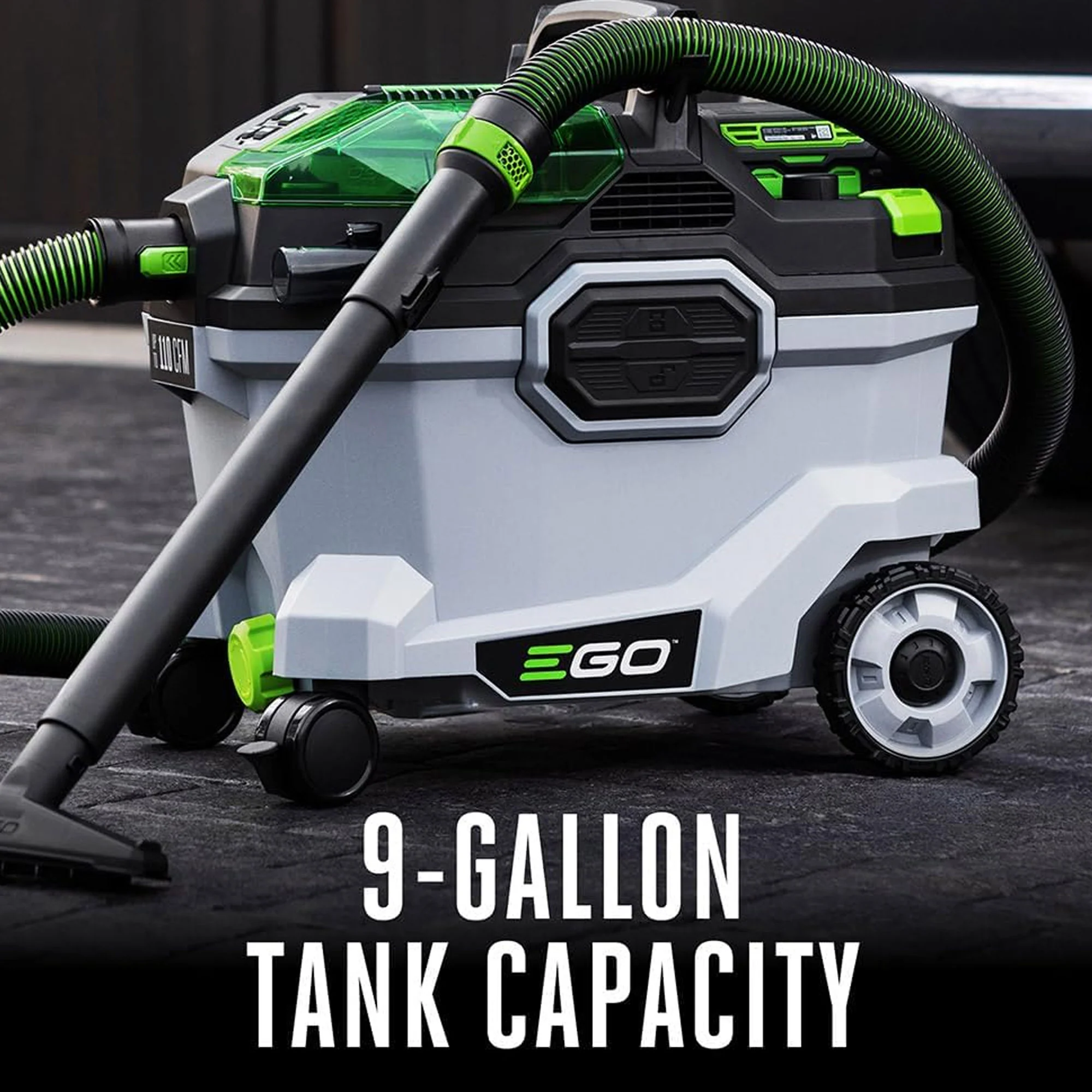 EGO Power+ Portable Cordless Wet/Dry 9 Gallon Shop Vacuum Tool Only (WDV0900) - Image 6