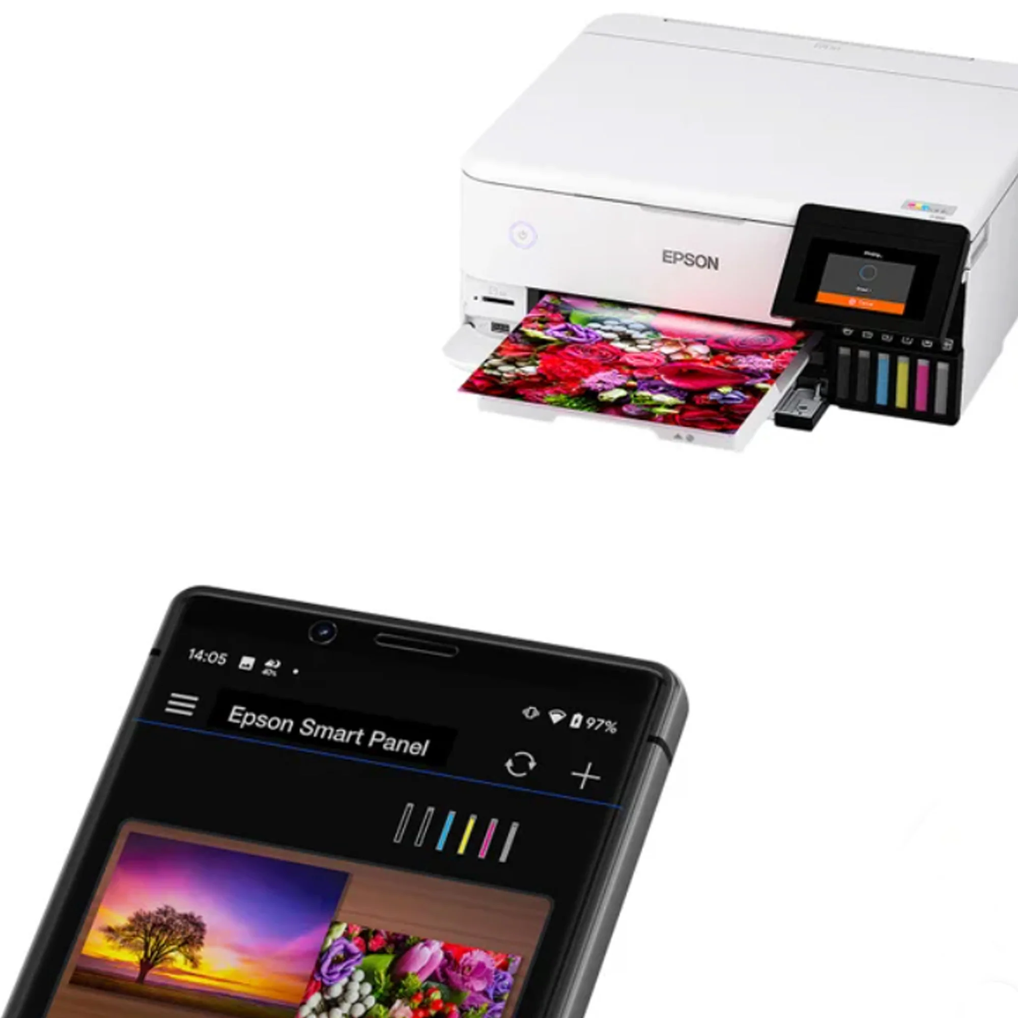 Epson EcoTank 8500SE Supertank Photo Printer (White) - Image 7