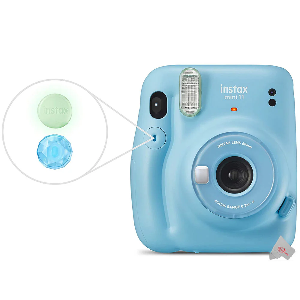 FUJIFILM INSTAX Mini 11 Instant Film Camera Bundle (Sky Blue) - Image 5